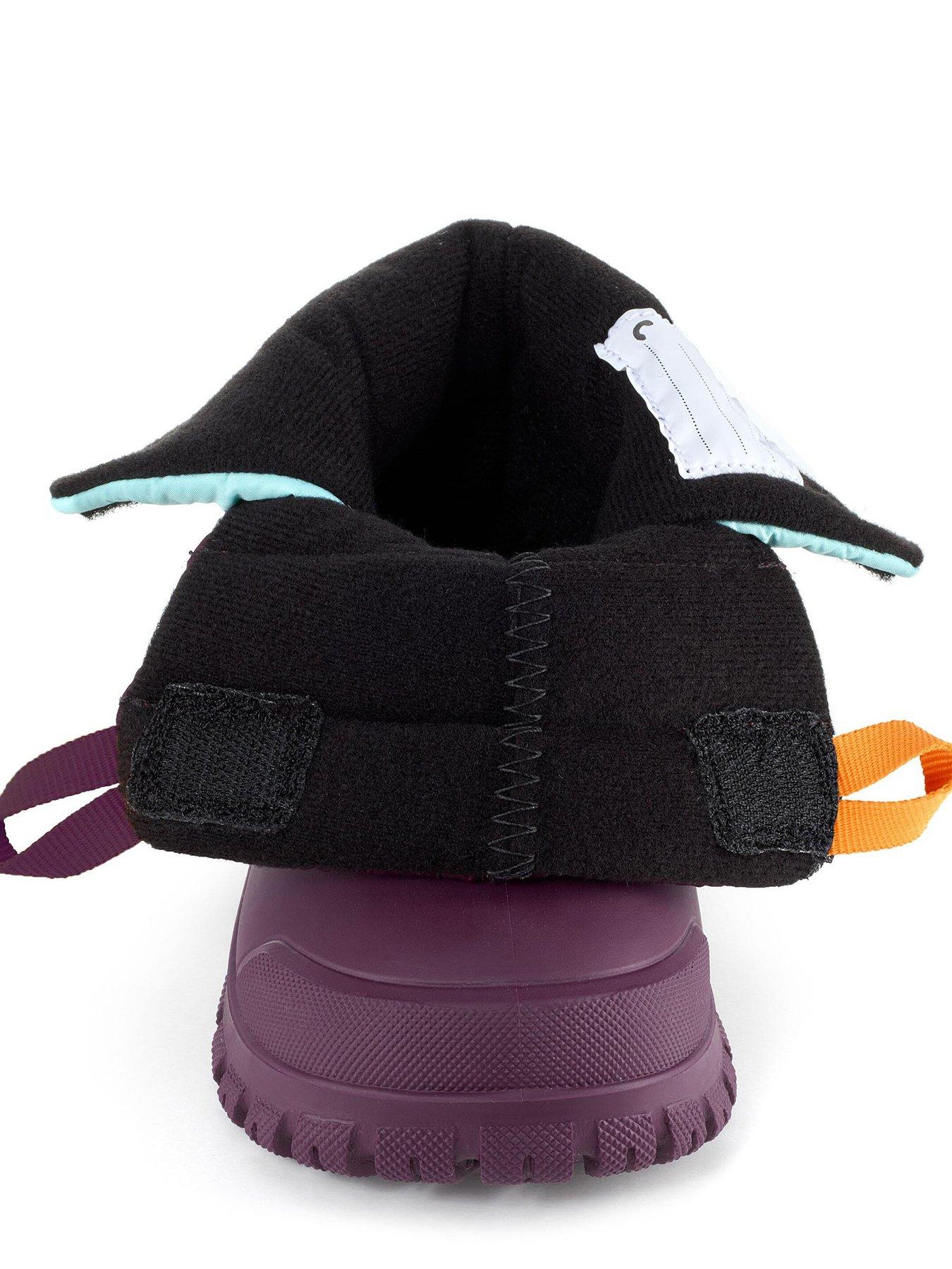 Image 4 of 7 of Decathlon Kids' Warm Baby Apres-Ski Snow Boots - Purple/Turquoise
