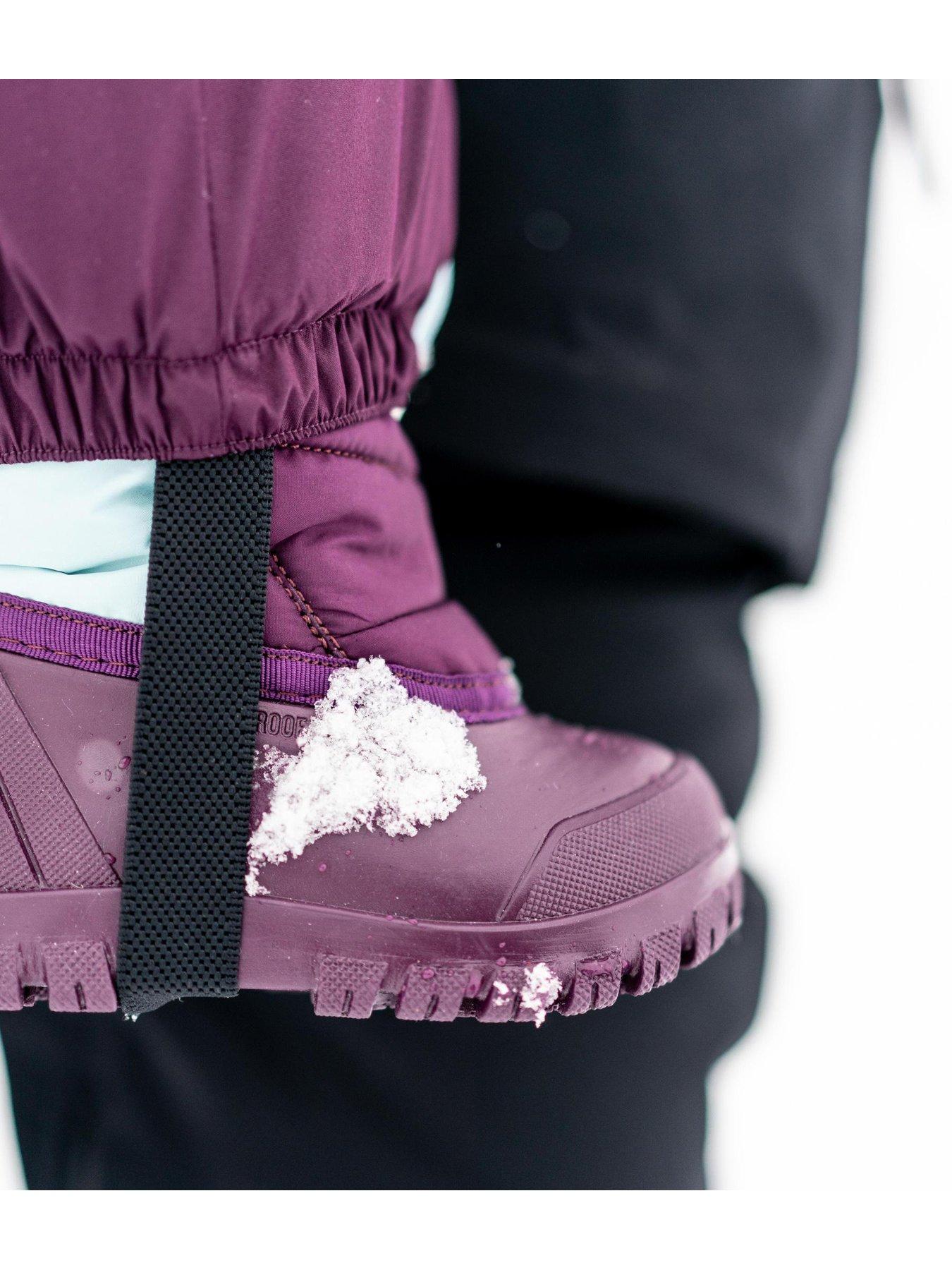 Image 6 of 7 of Decathlon Kids' Warm Baby Apres-Ski Snow Boots - Purple/Turquoise