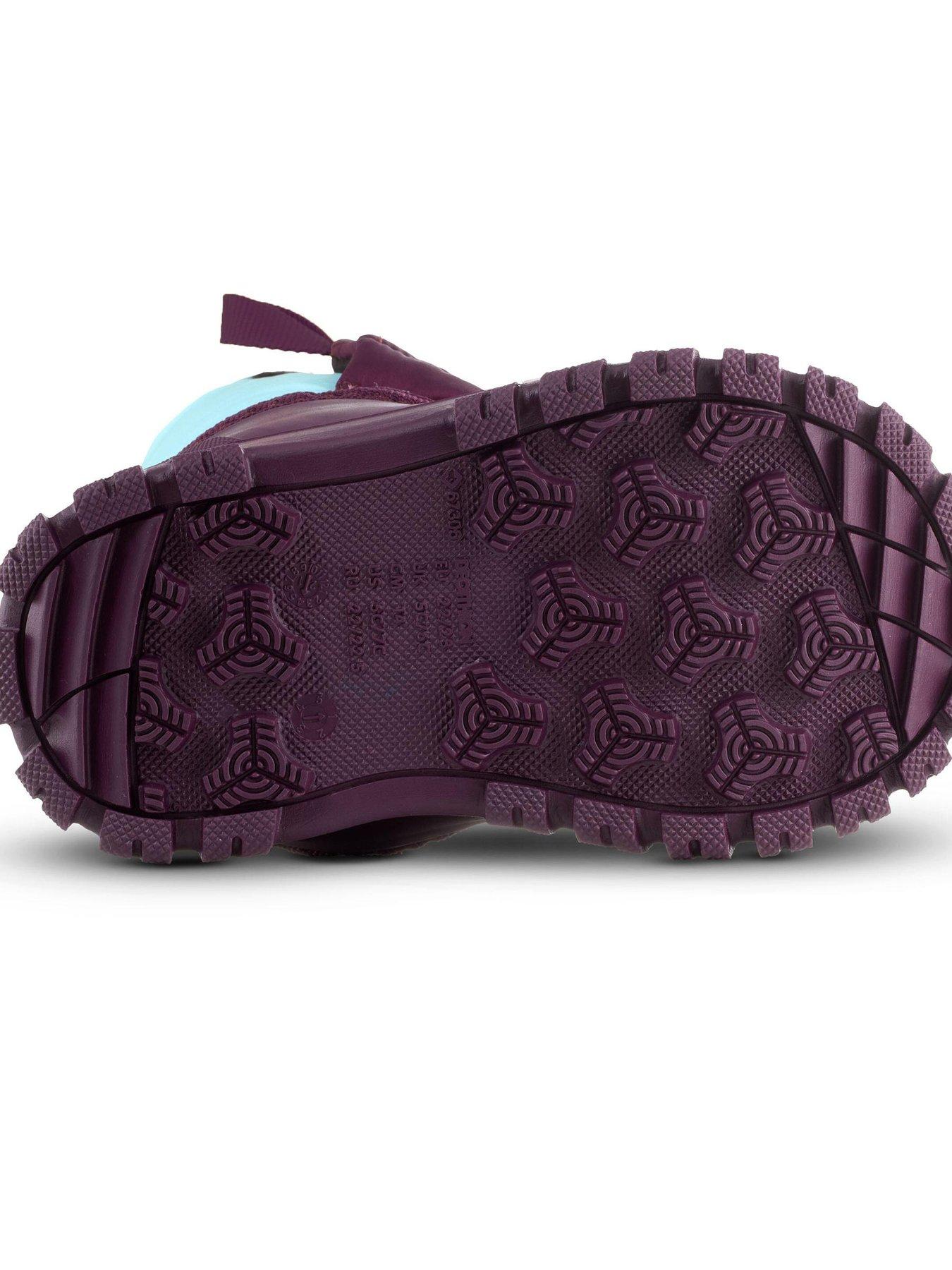 Image 7 of 7 of Decathlon Kids' Warm Baby Apres-Ski Snow Boots - Purple/Turquoise