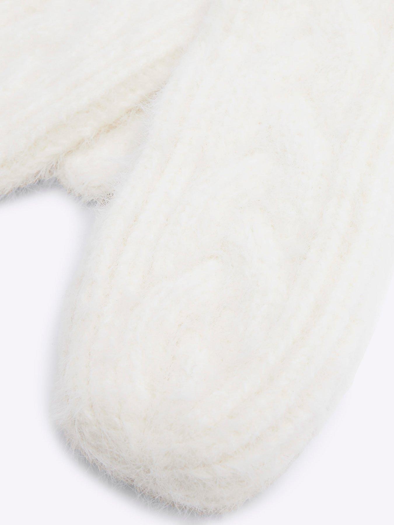 river-island-older-girl-cable-knit-mittens-creamback