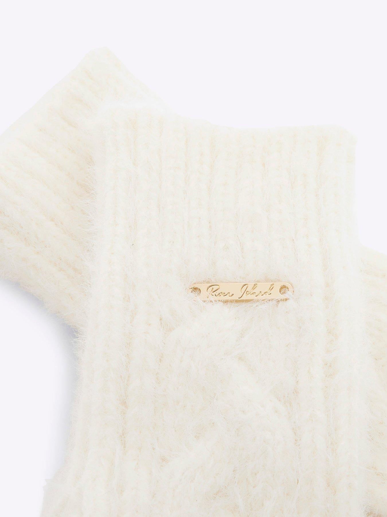 river-island-older-girl-cable-knit-mittens-creamoutfit