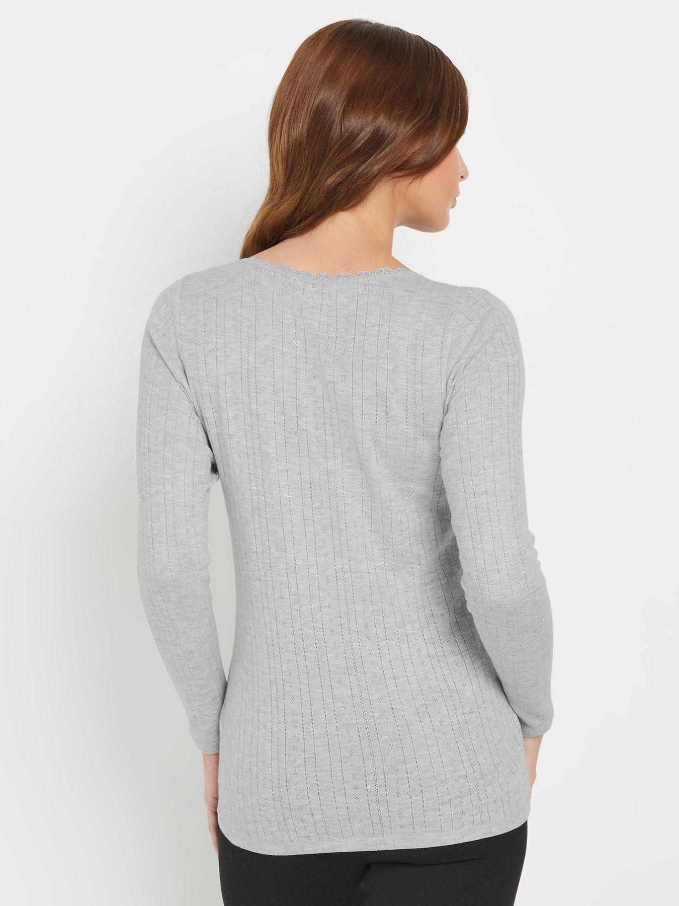 mco-pointelle-thermal-long-sleeve-top-greystillFront