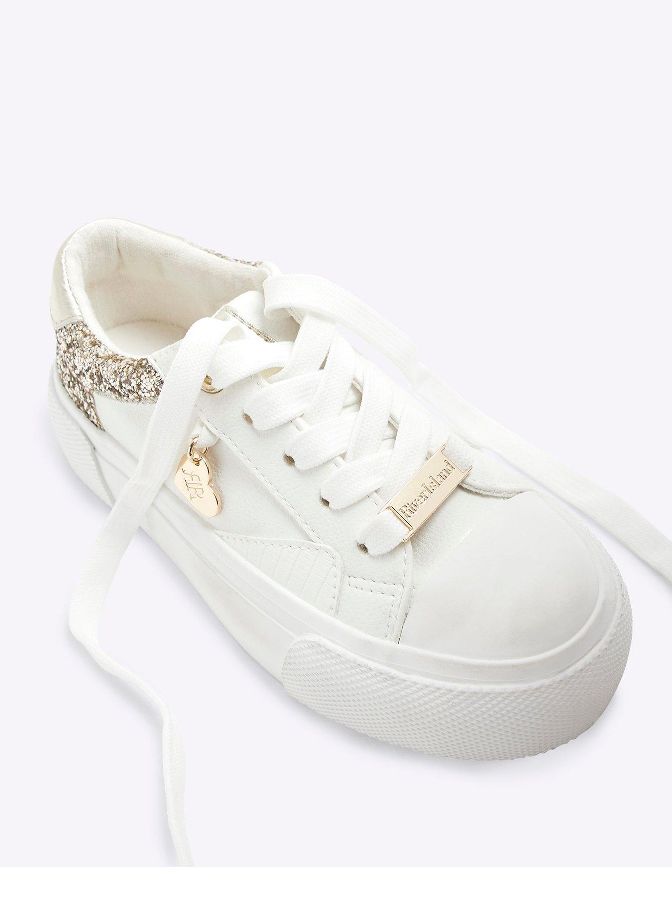 river-island-girls-glitter-lace-up-trainers-whiteoutfit