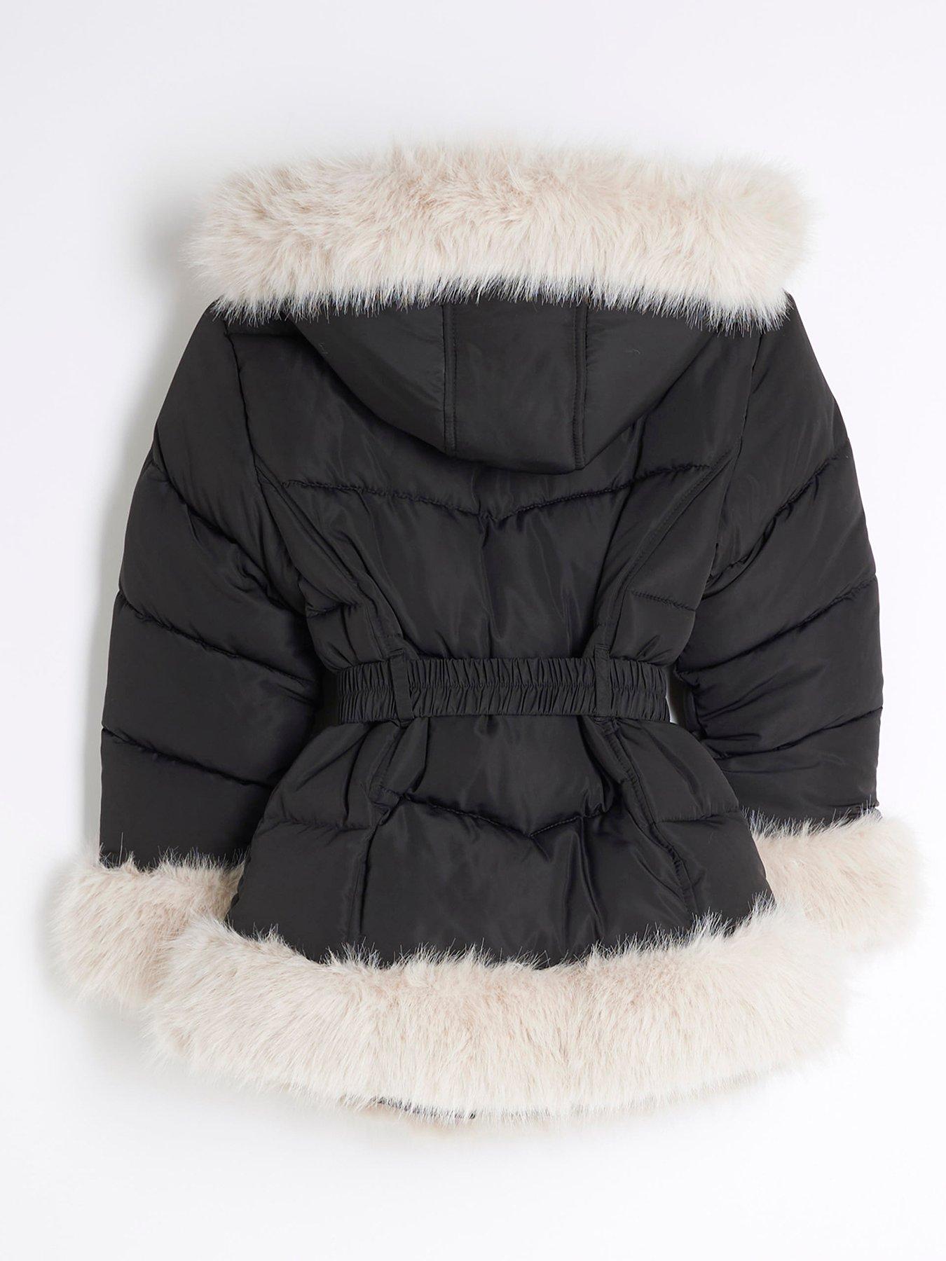 river-island-girls-faux-fur-belted-snow-coat-blackback