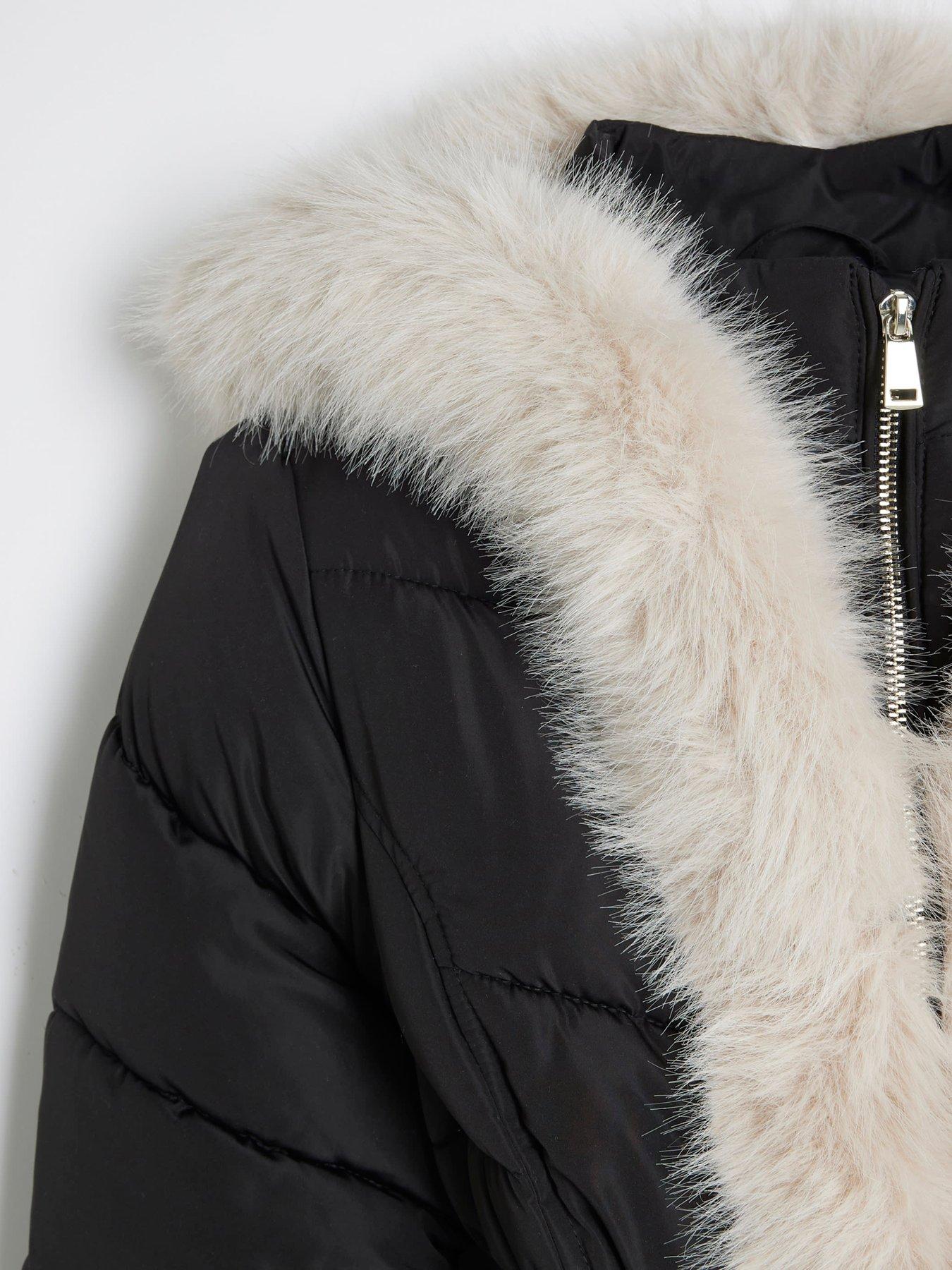 river-island-girls-faux-fur-belted-snow-coat-blackoutfit