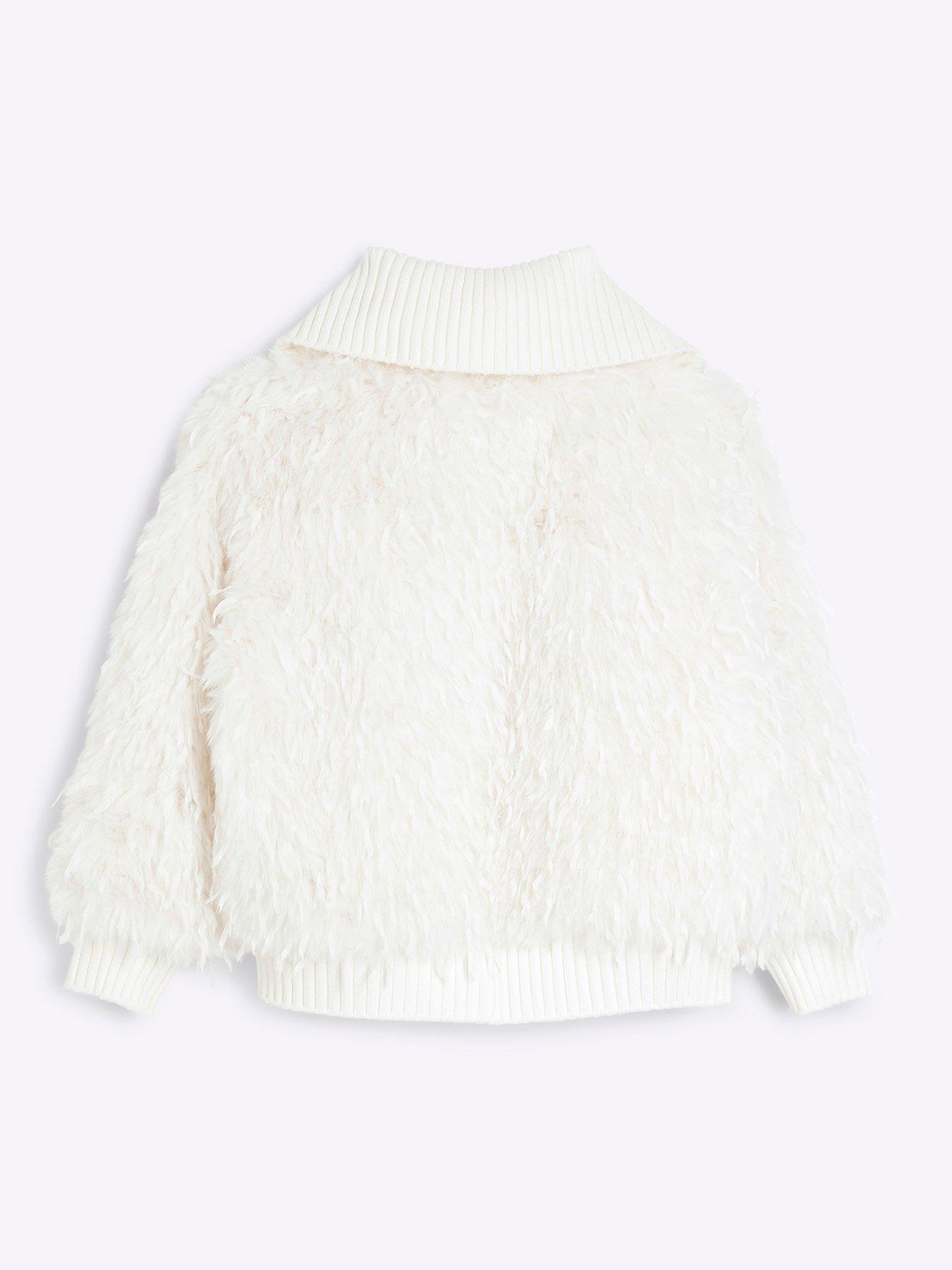 river-island-girls-shaggy-faux-fur-coat-creamback