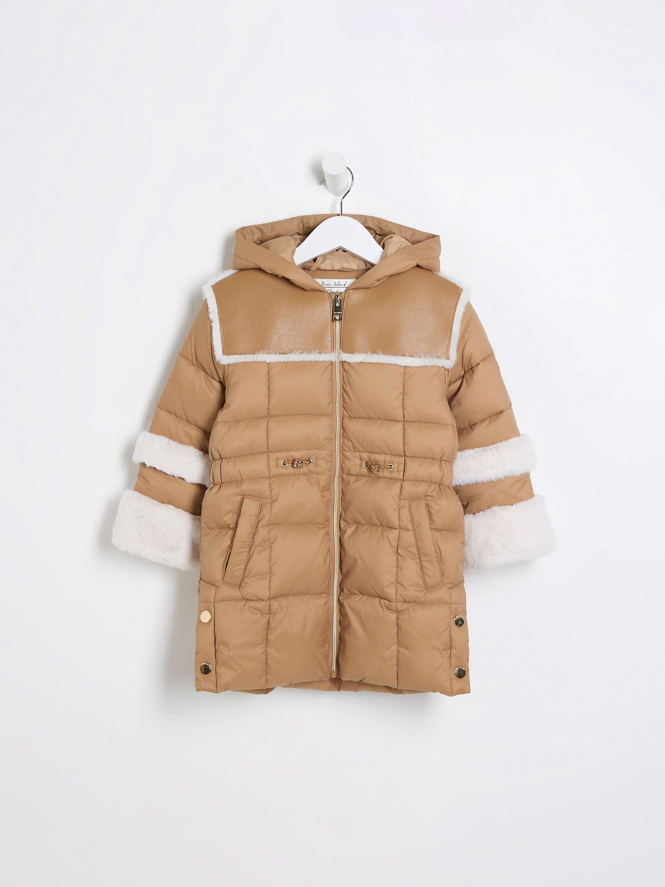 river-island-mini-mini-girl-fur-cuff-puffer-coat-beigeoutfit