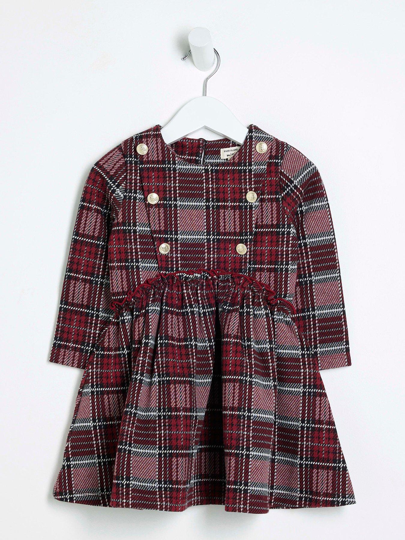 river-island-mini-mini-girl-christmas-check-smock-dress-red