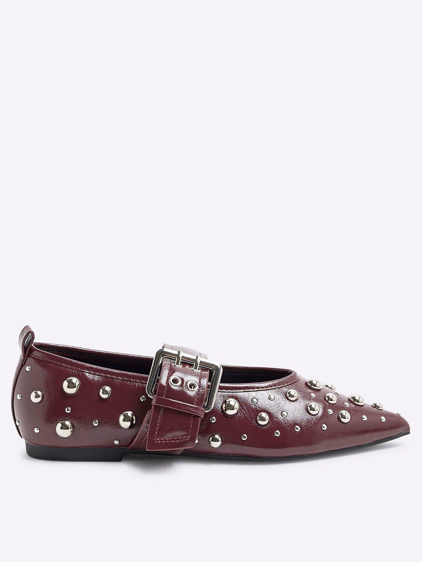 river-island-studded-point-mary-jane-red