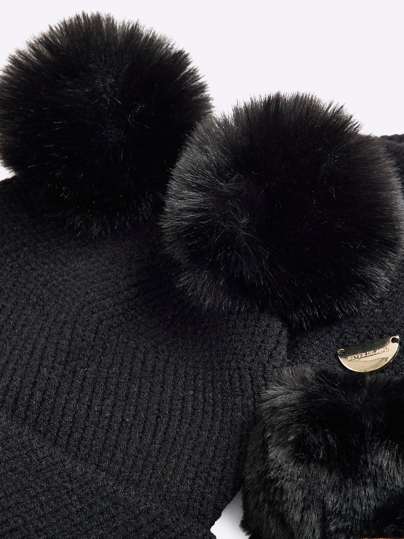 river-island-mini-mini-girl-mittens-beanie-and-snood-set-blackoutfit