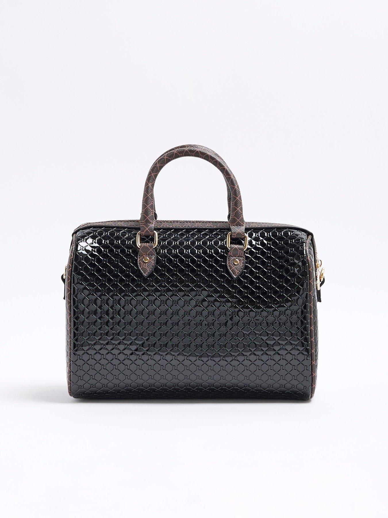 river-island-embossed-bowler-bag-blackoutfit