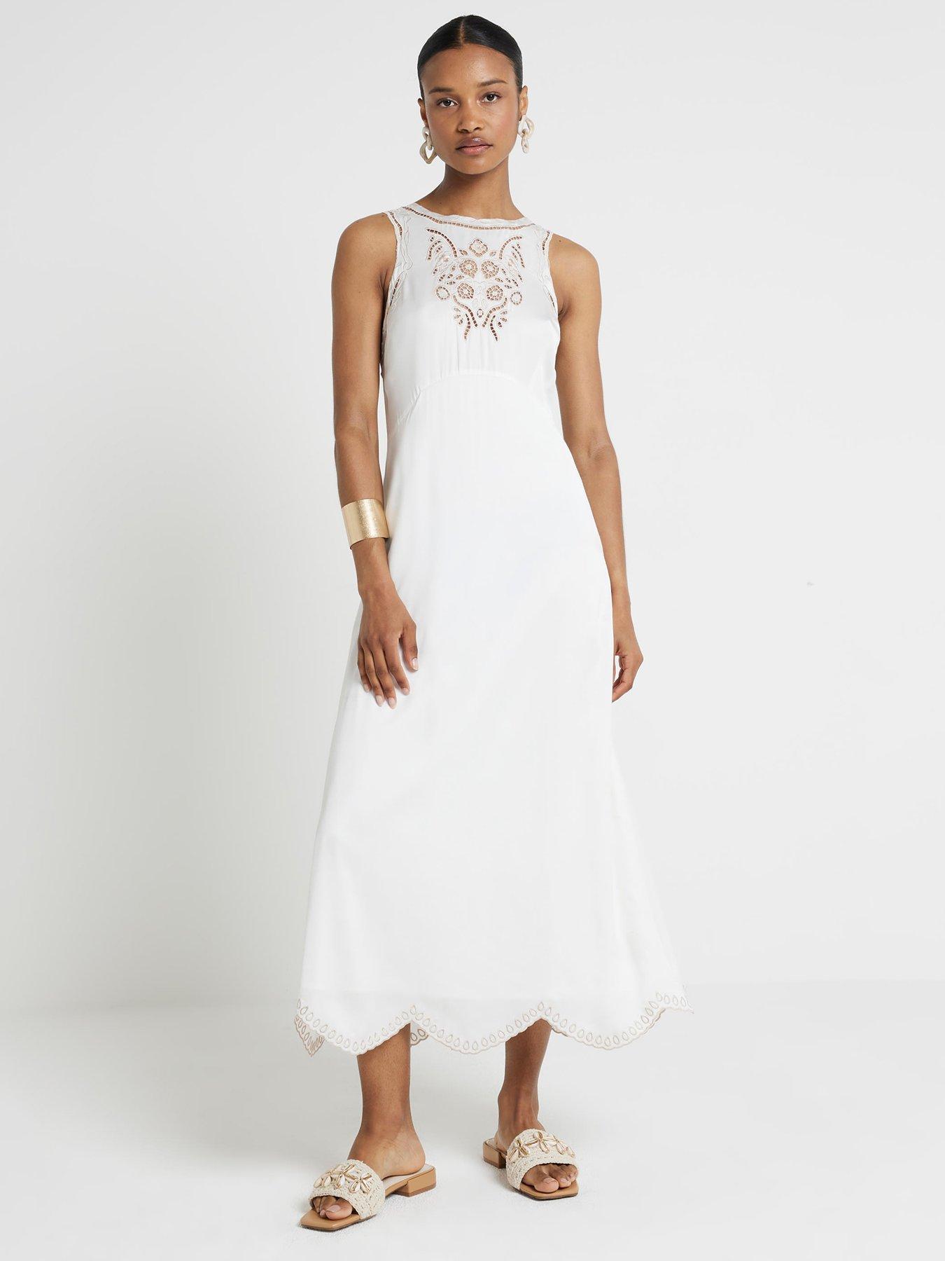 river-island-cutwork-midi-dress-white