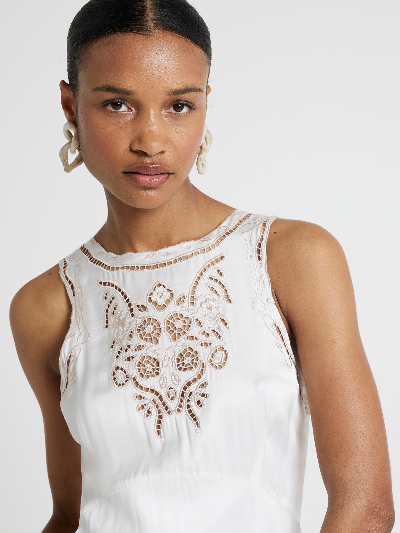 river-island-cutwork-midi-dress-whiteoutfit