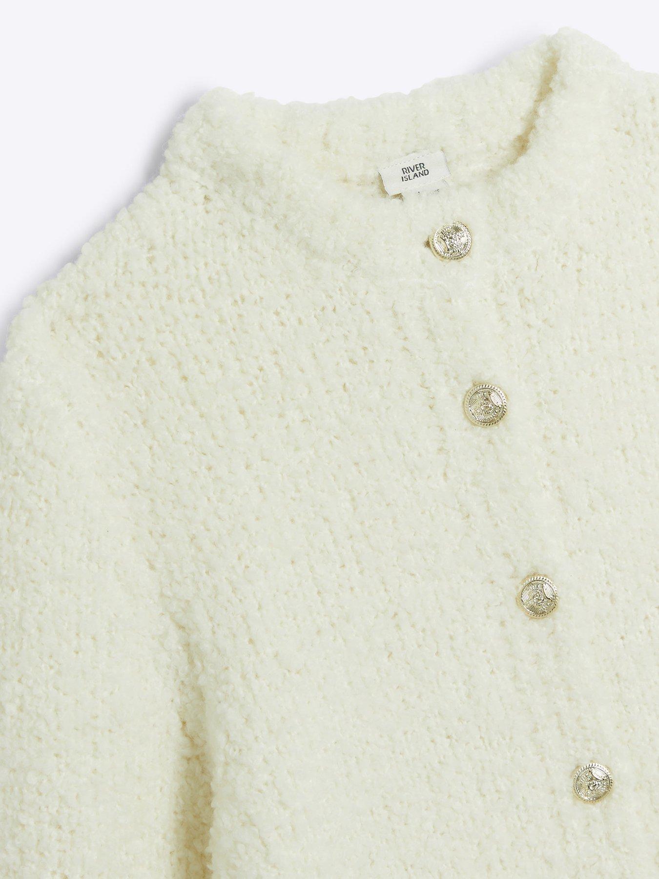 river-island-older-girl-boucle-cardigan-creamdetail