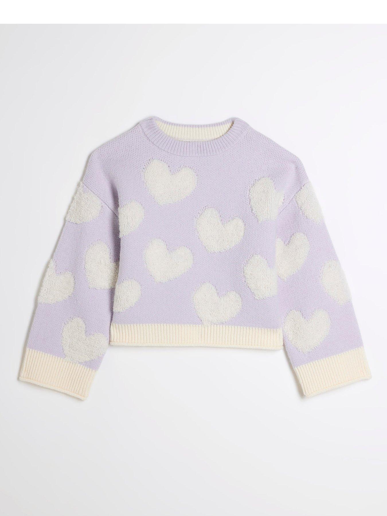 river-island-older-girl-boucle-heart-jumper-purple