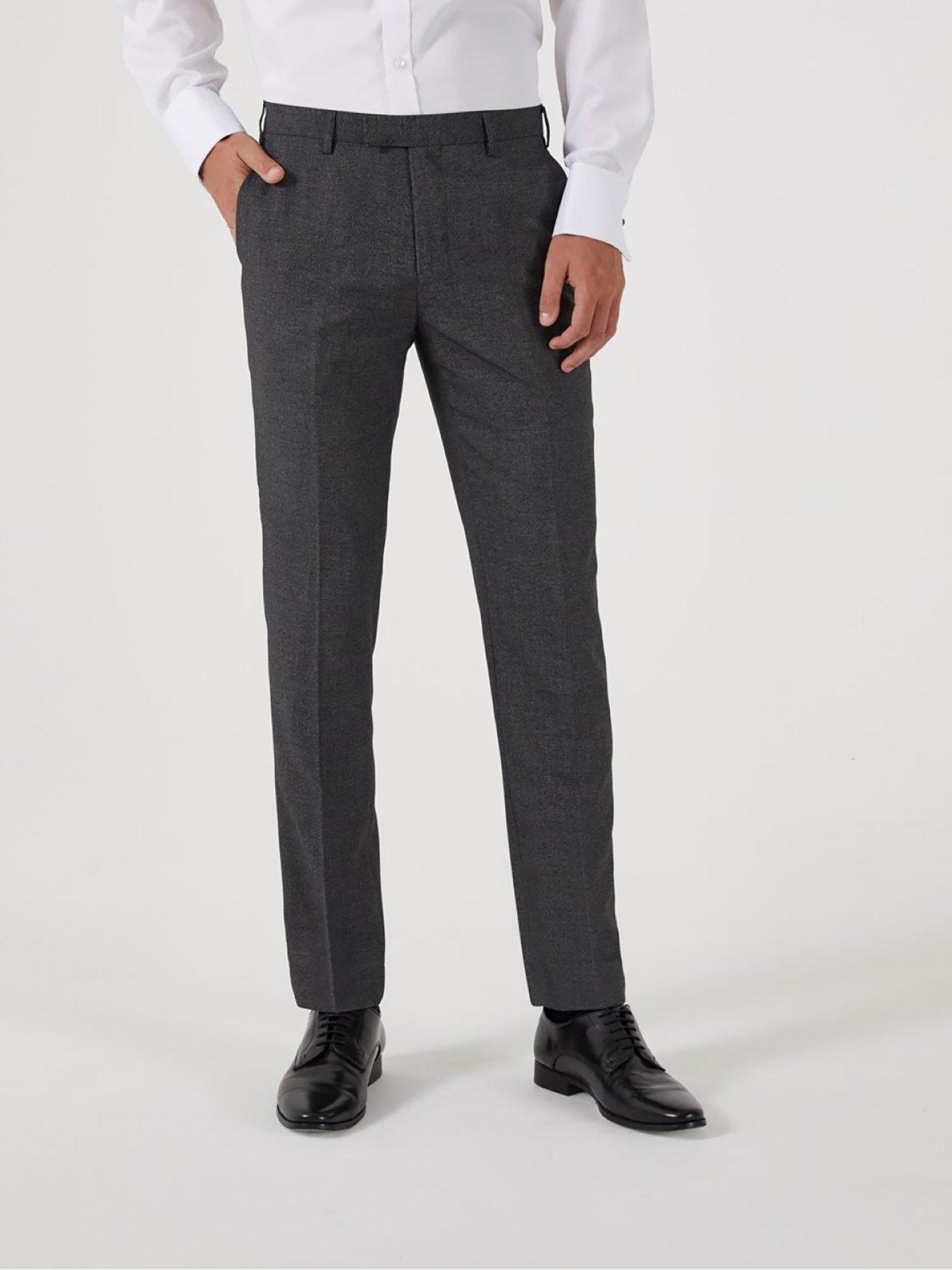 Image of Skopes Harcourt Tapered Fit Suit Trousers - Grey