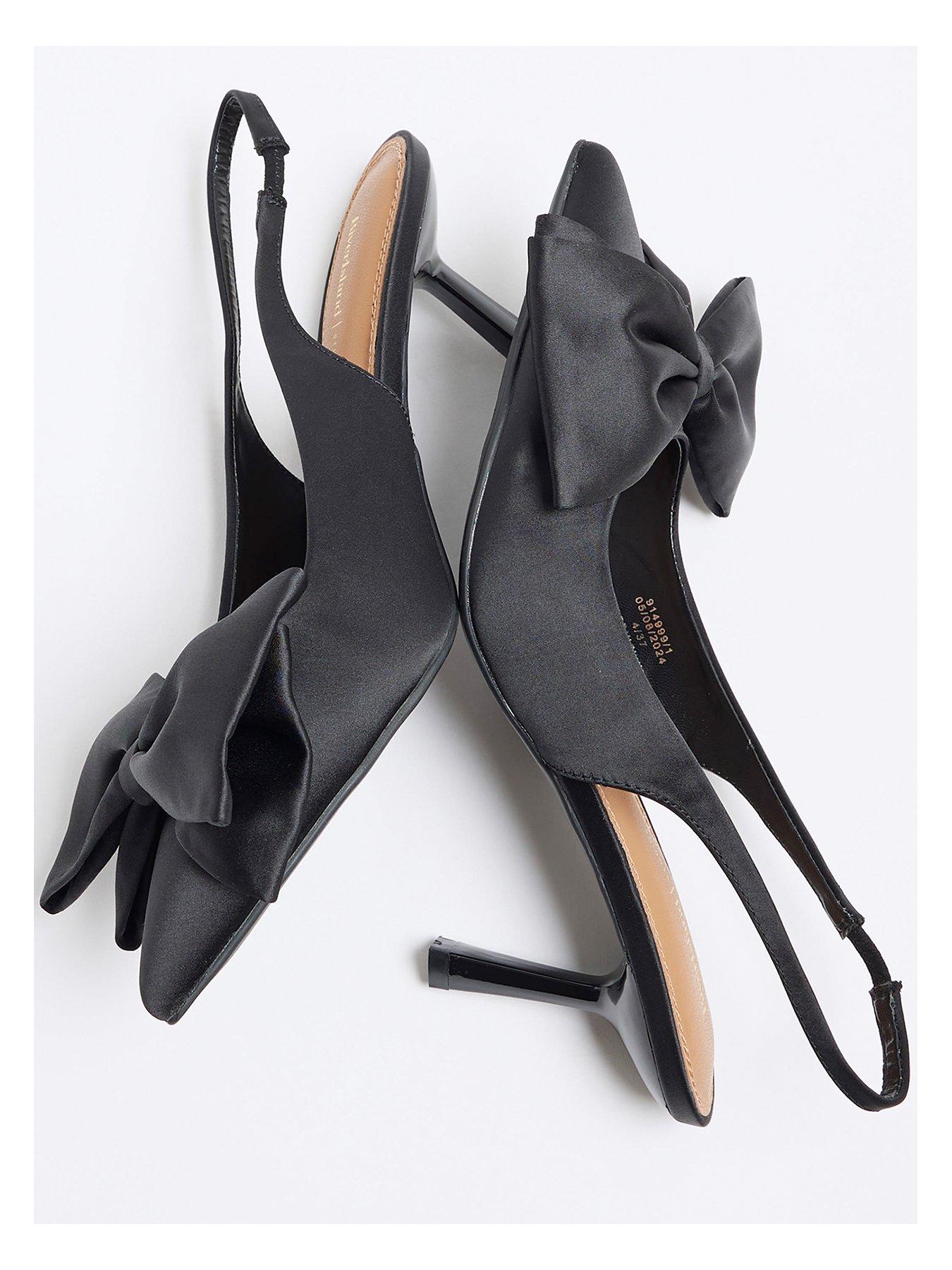 river-island-satin-sling-back-bow-court-shoe-blackdetail