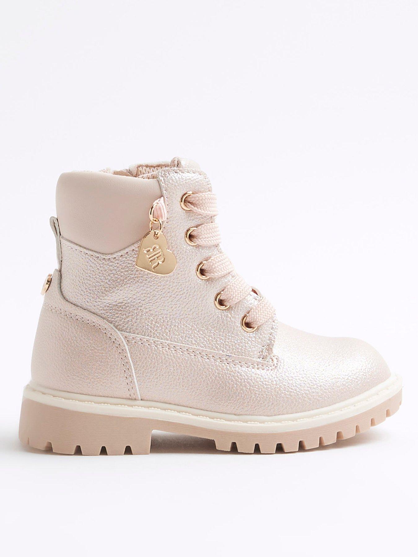 river-island-mini-mini-girl-iridescent-lace-up-boots-pink