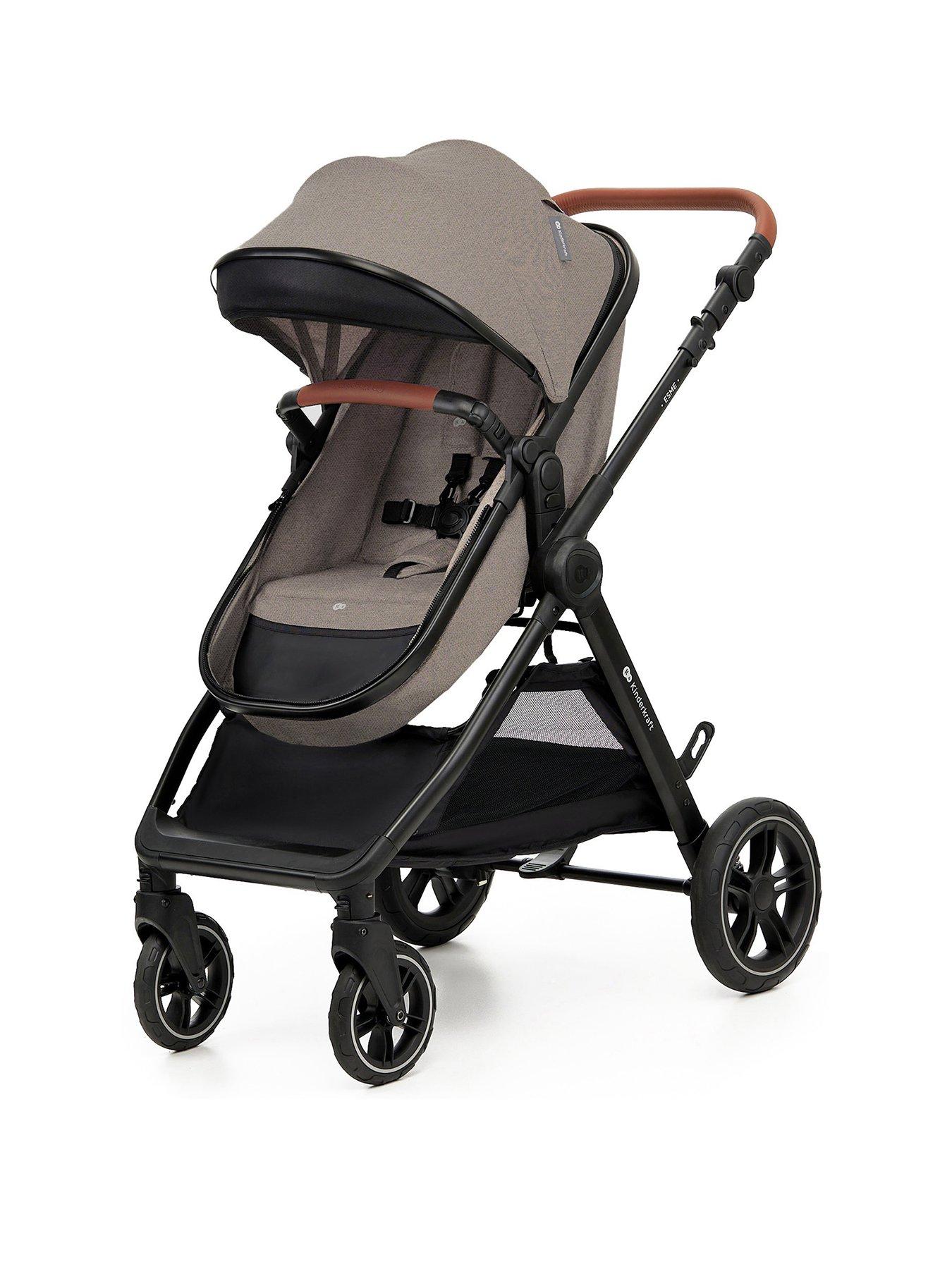 kinderkraft-esme-3-in-1-travel-system-beigestillFront