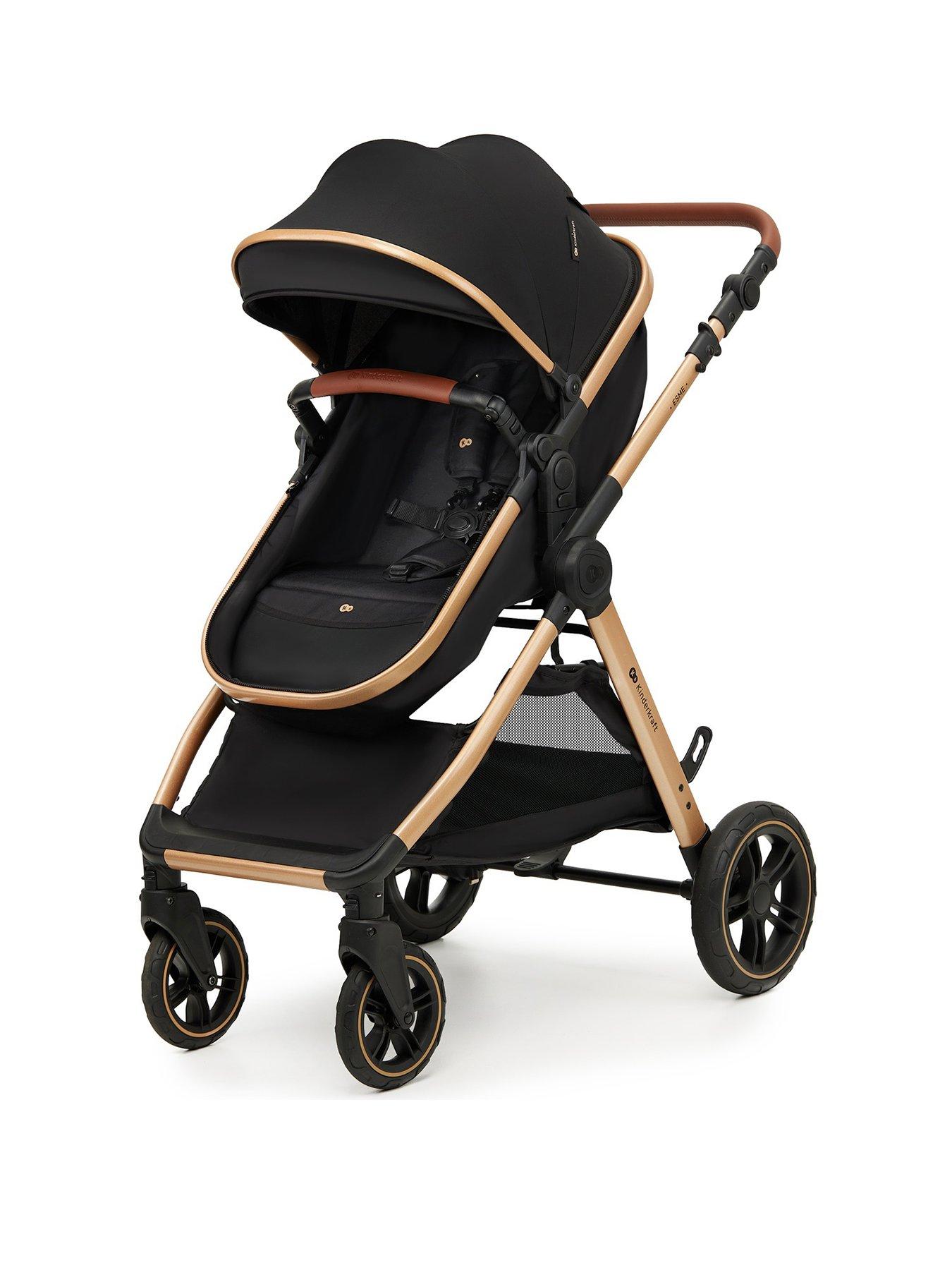 kinderkraft-esme-3-in-1-travel-system-black