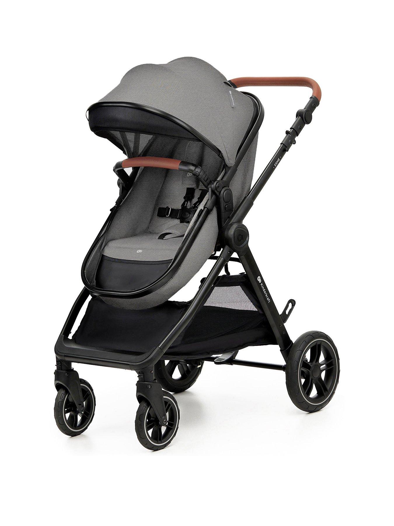 kinderkraft-esme-3-in-1-travel-system-greystillFront