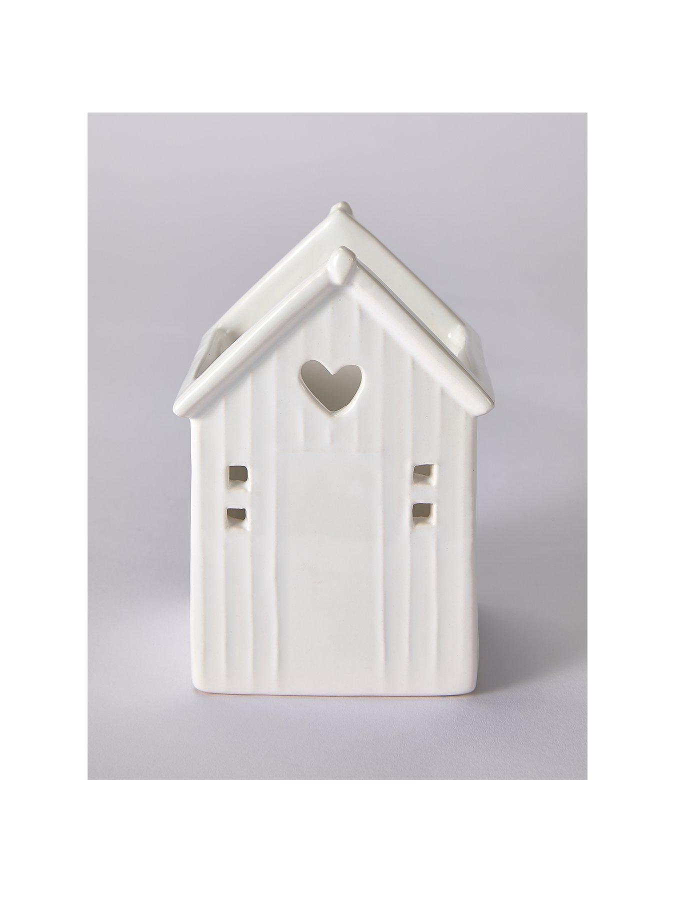 very-home-114cm-house-tealight-holder-whitestillFront