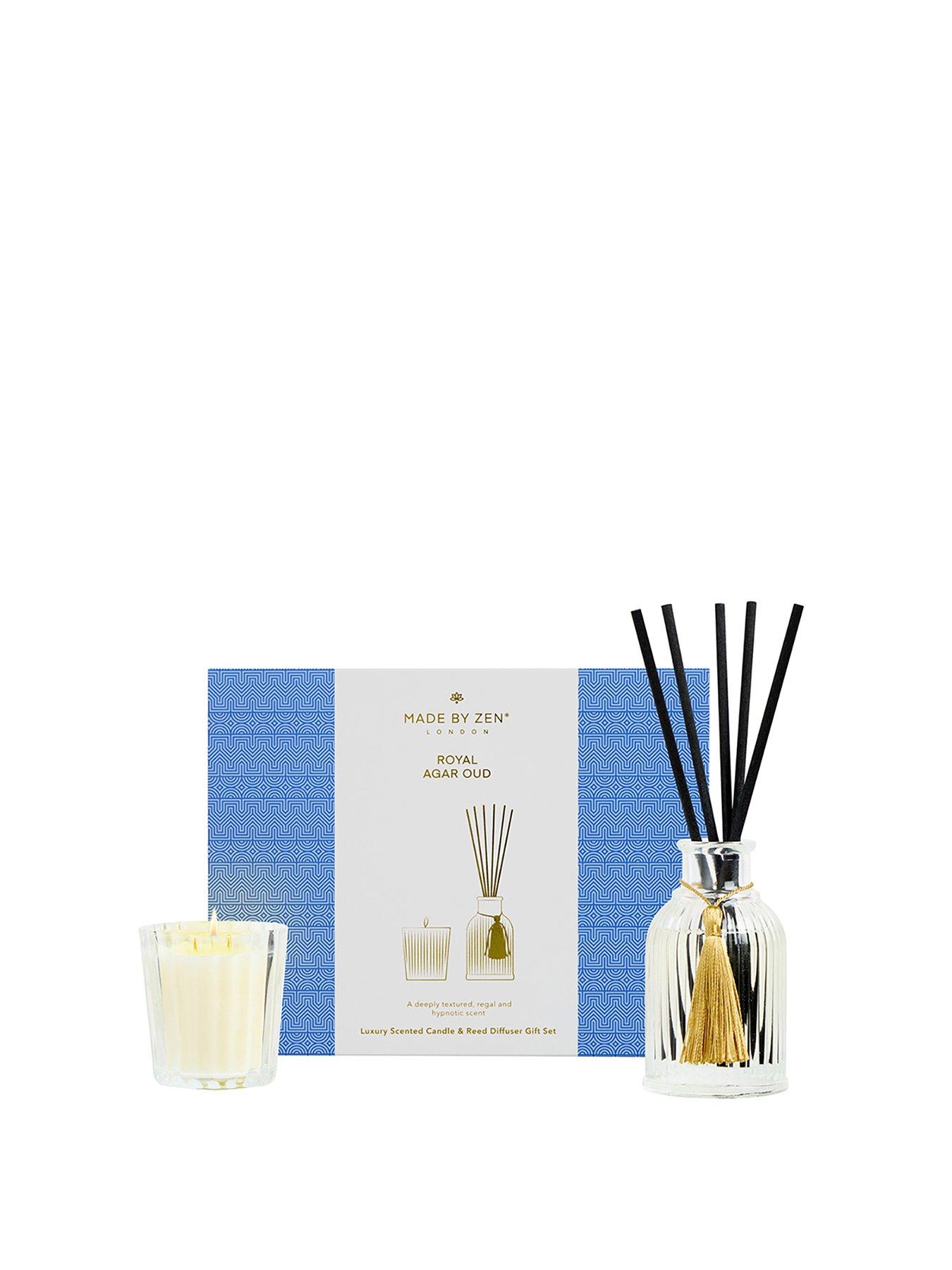 Image 2 of 4 of Made by Zen Riad Gift Set 50ml Reed Diffuser & 70g Candle - Agar Oud