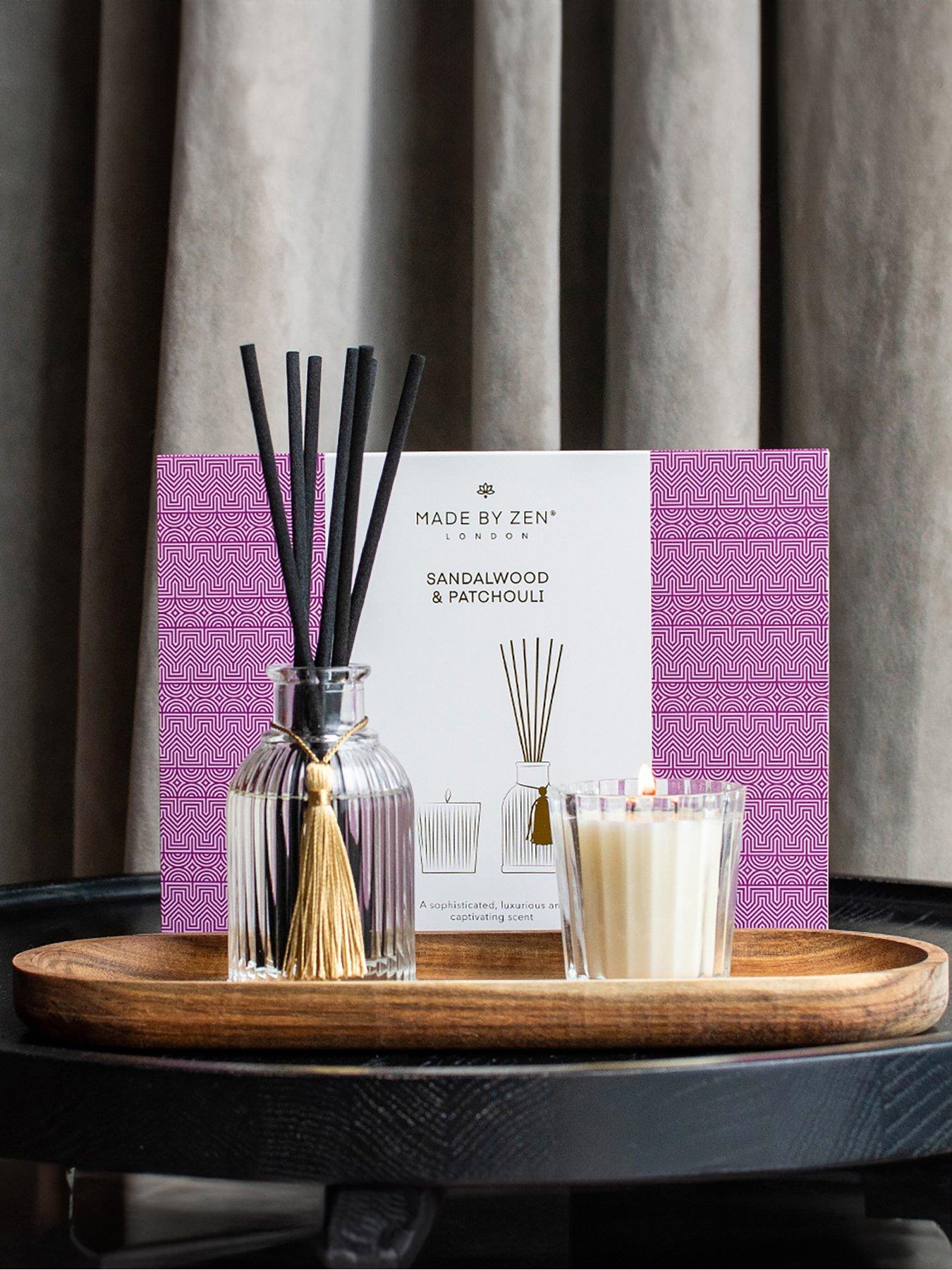 undefined Riad Gift Set 50ml Reed Diffuser & 70g Candle - Sandalwood & Patchouli