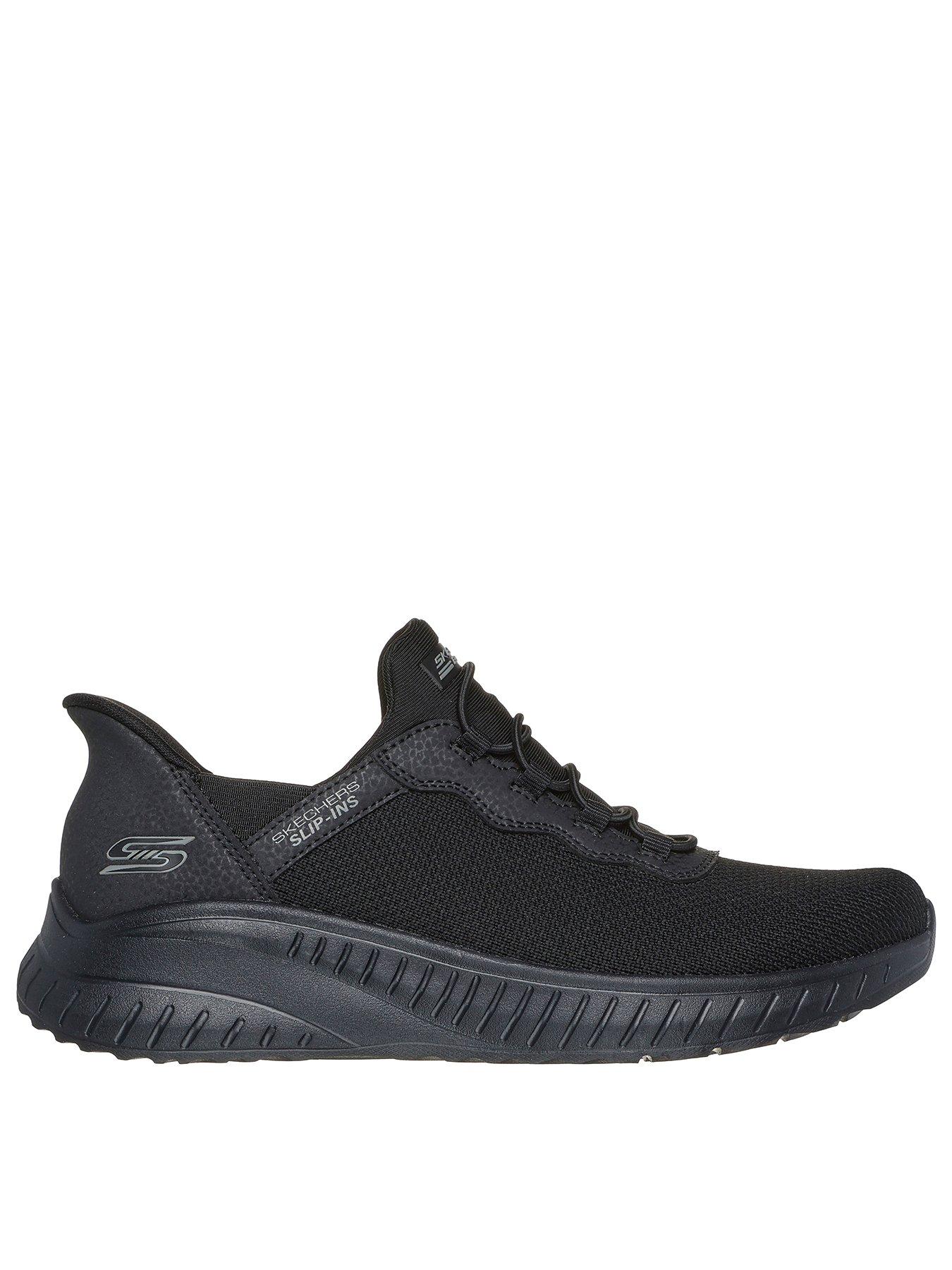 undefined Wide Fit Slip-ins Bobs Squad Sport Trainer - Black