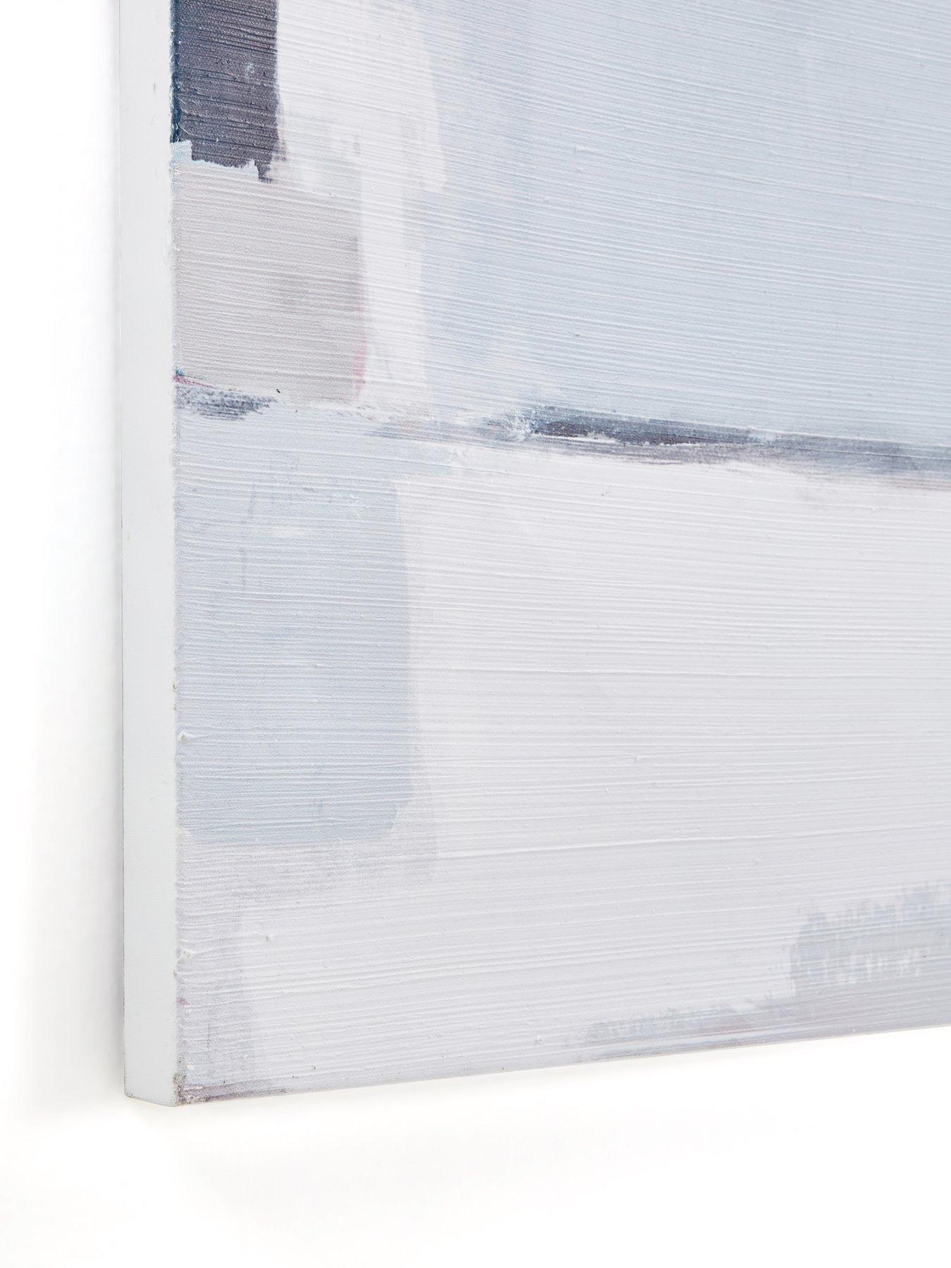 Image 4 of 6 of The Very Collection Abstract Purple Canvas Wall Art