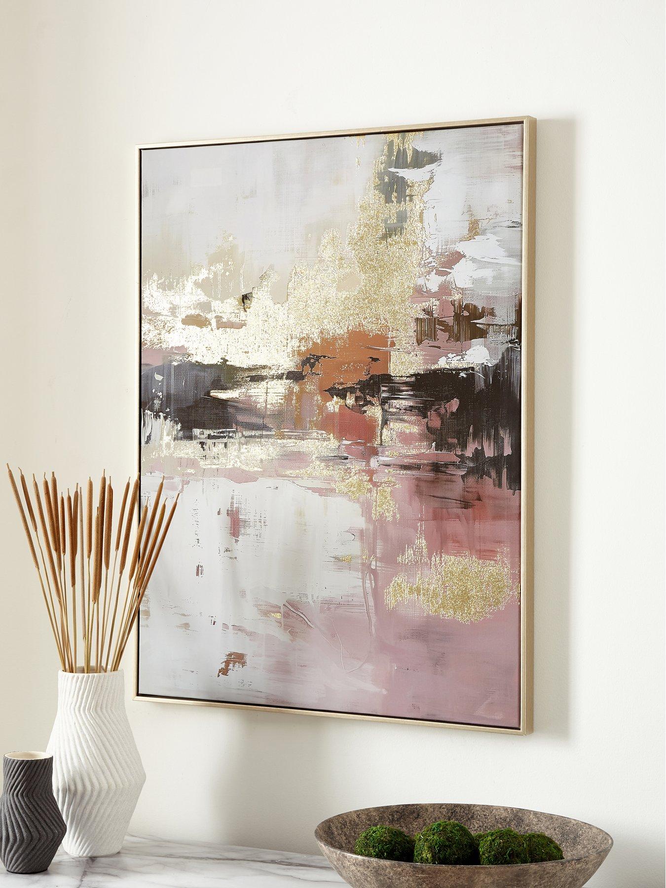 the-very-collection-smoked-abstract-gold-foil-printed-canvas-wall-art