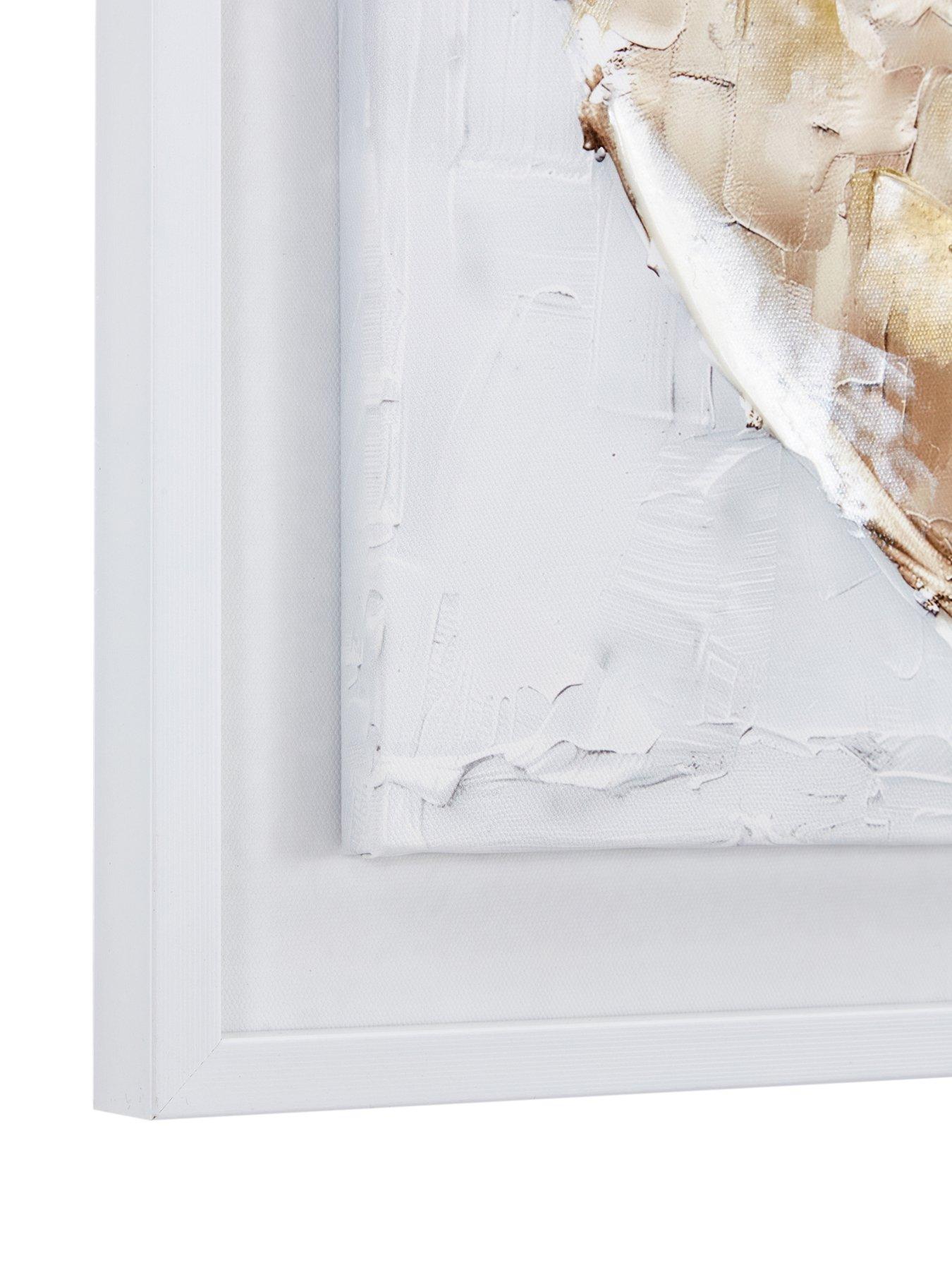 Image 4 of 6 of The Very Collection Heart Printed Canvas Wall Art&nbsp;