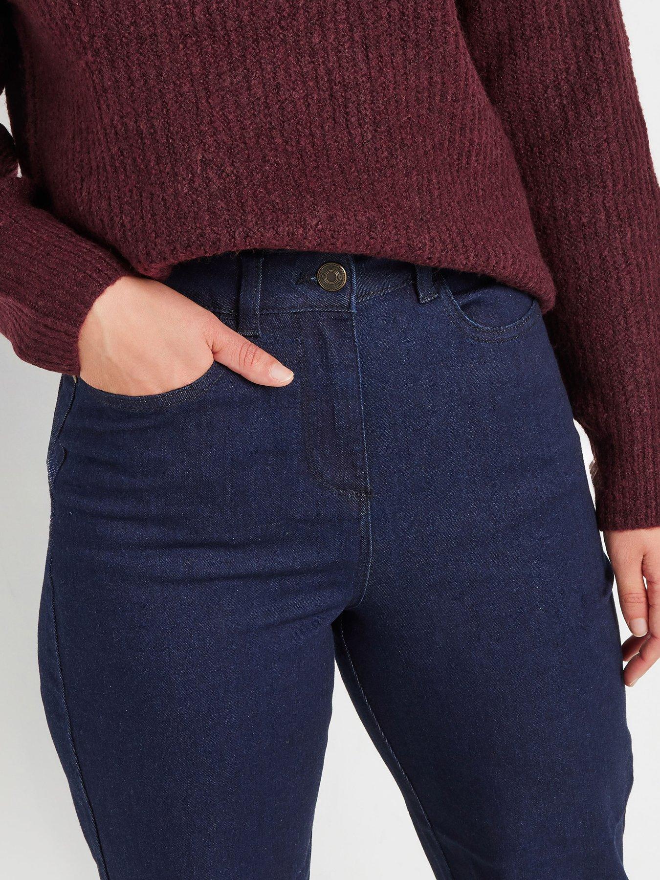 Image 4 of 4 of Long Tall Sally Tall Wide Leg Jeans - Blue