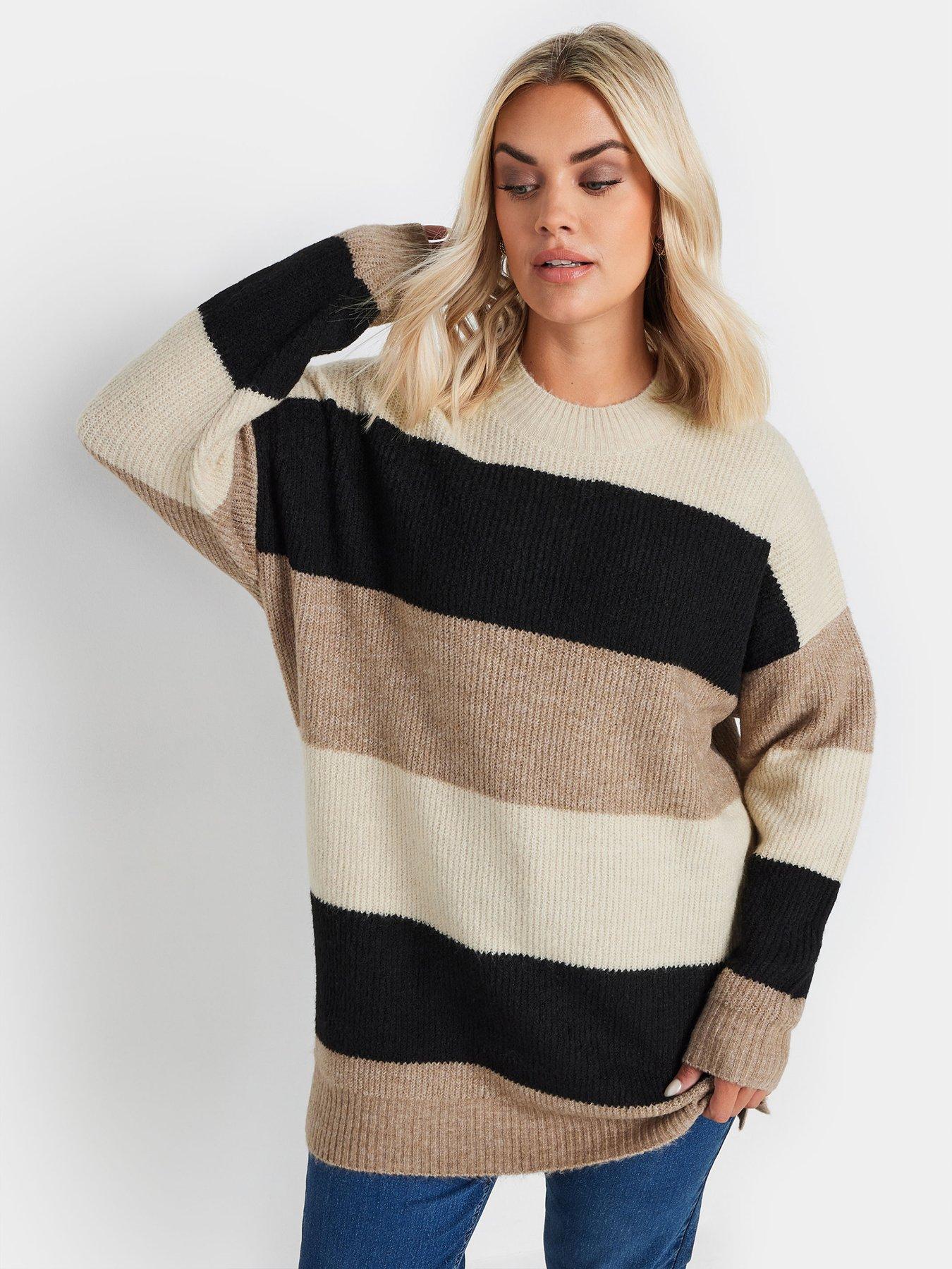 yours-curve-colourblock-jumper-natural