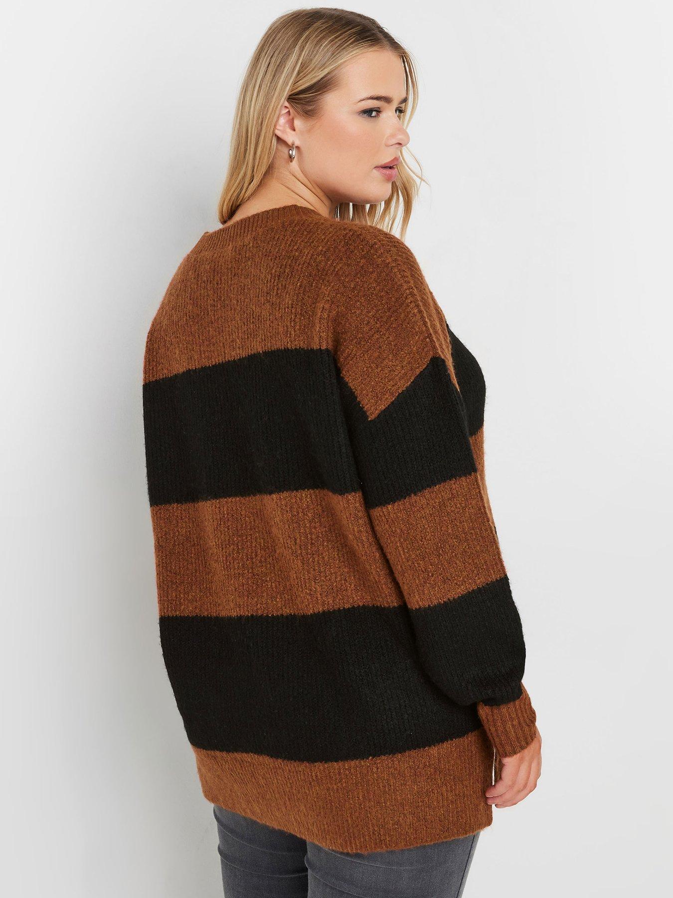 yours-curve-elephant-stripe-jumperstillFront