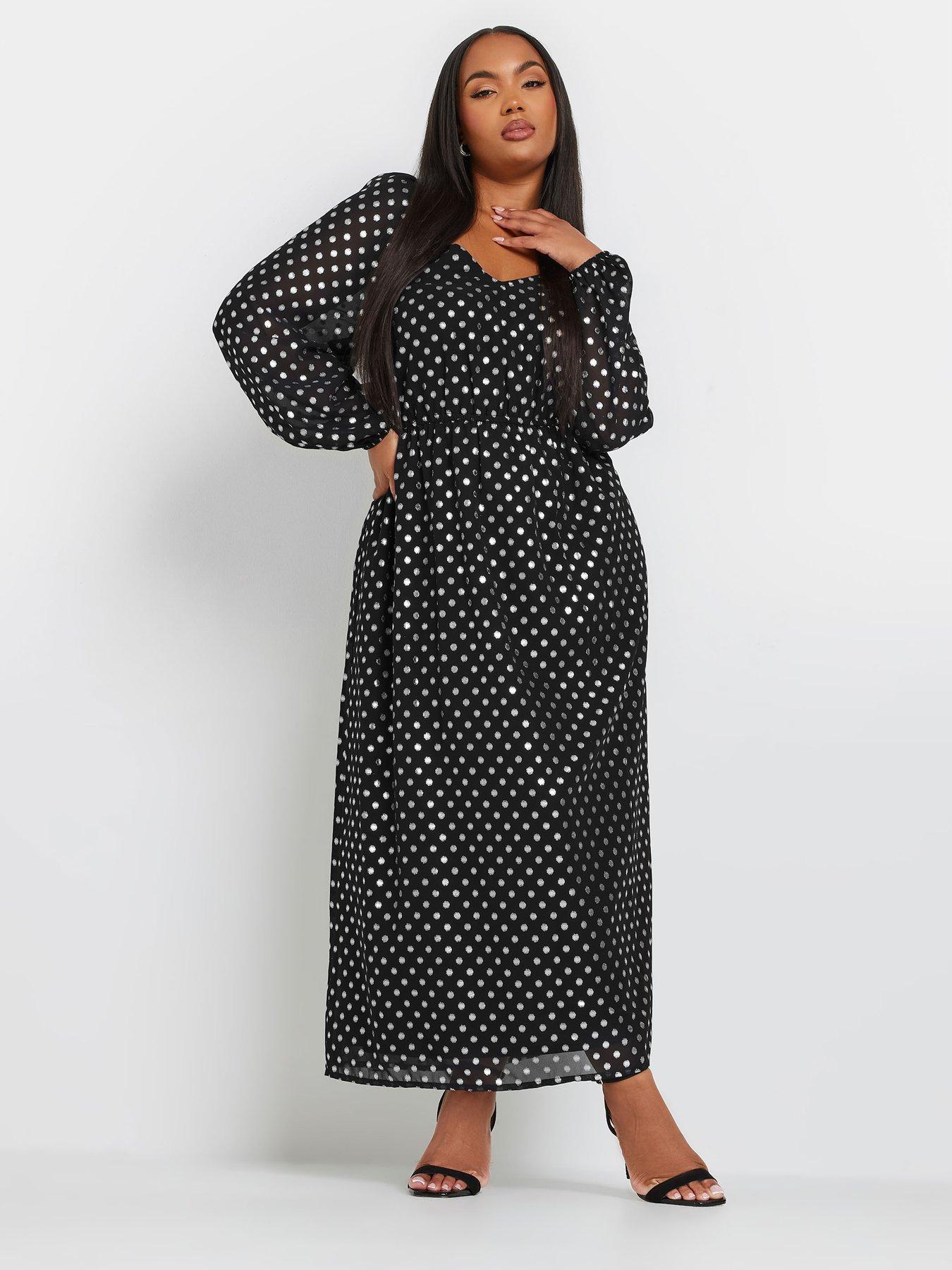 yours-curve-chiffon-foil-maxi-dress-blackback