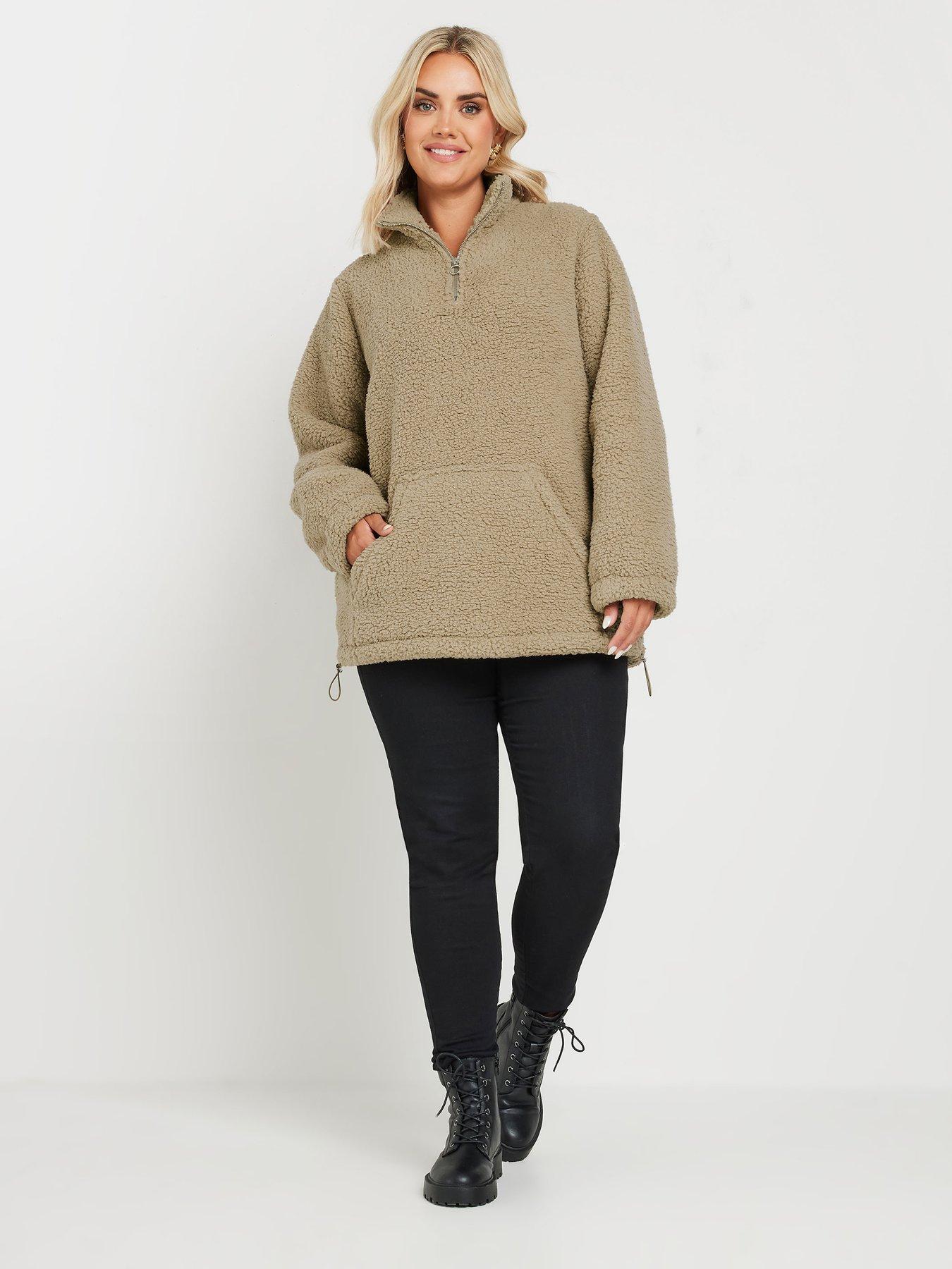 yours-curve-sherpa-borg-half-zip-jacketback