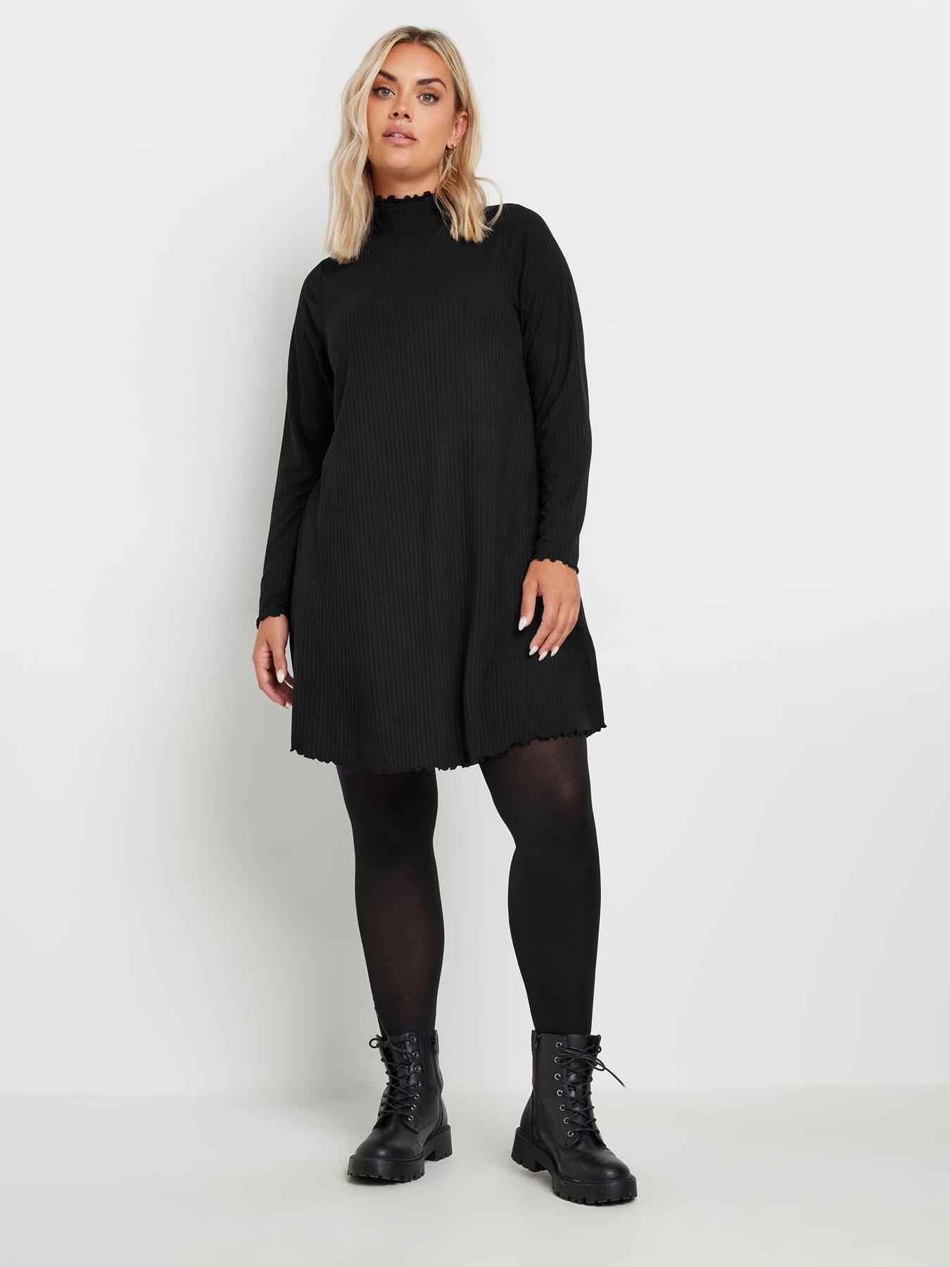 yours-curve-lettuce-edge-tunic-blackback