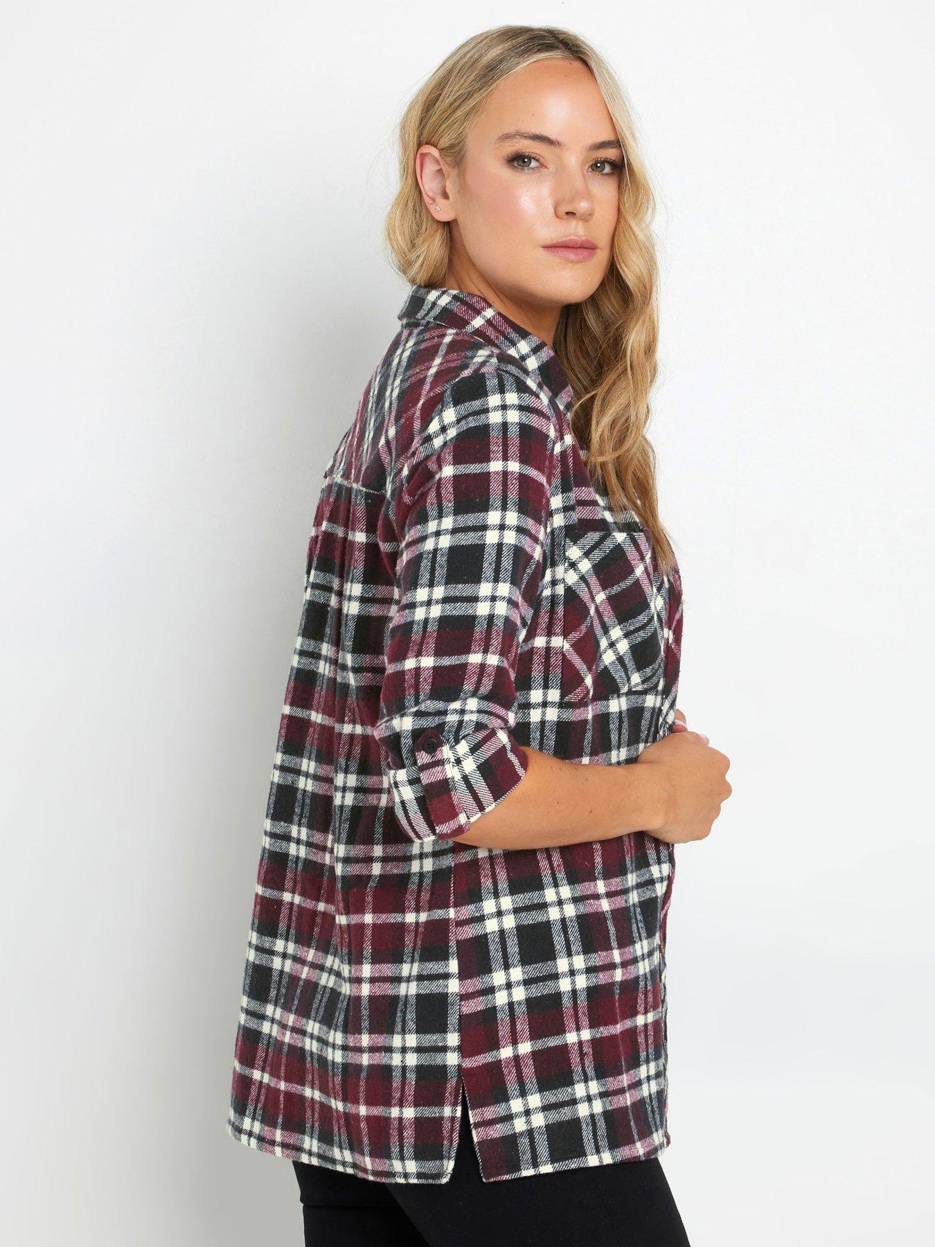 long-tall-sally-check-shirt-redstillFront