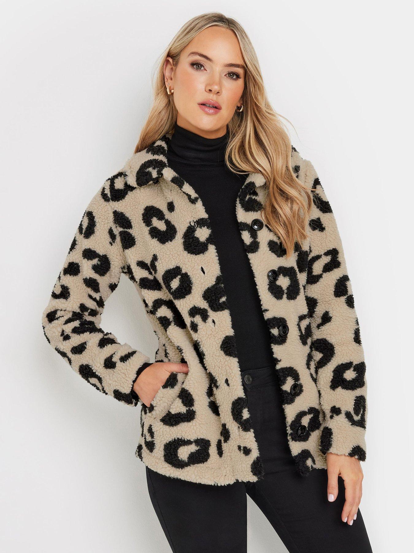 long-tall-sally-leopard-borg-teddy-fleece-jacket-natural