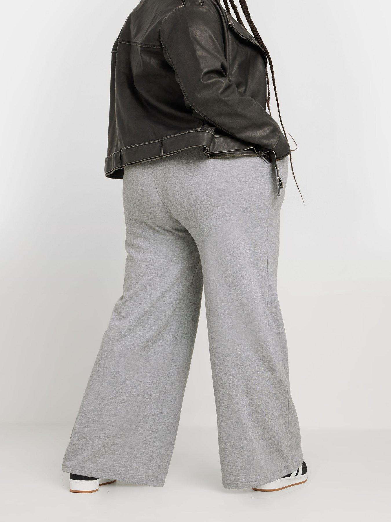 yours-curve-wide-leg-joggers-greystillFront