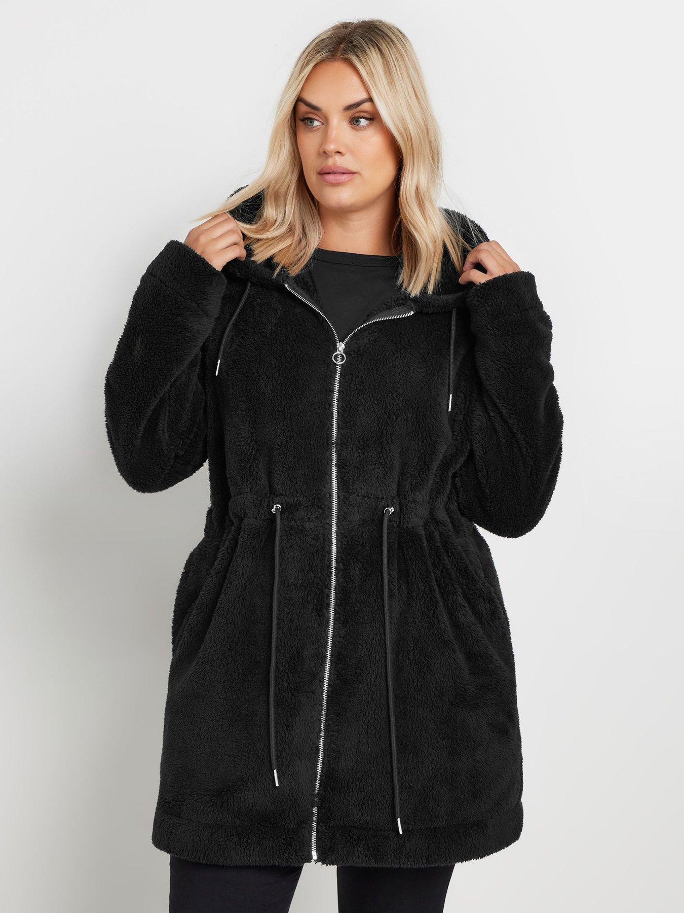 yours-curve-tunic-zip-through-jacket-black