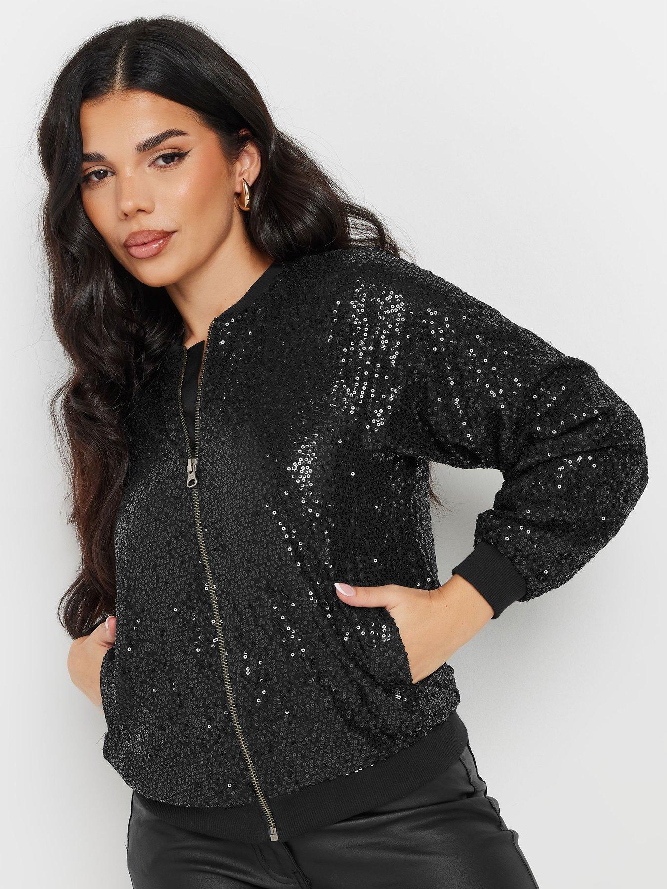 pixiegirl-petite-sequin-bomber-jacket-black