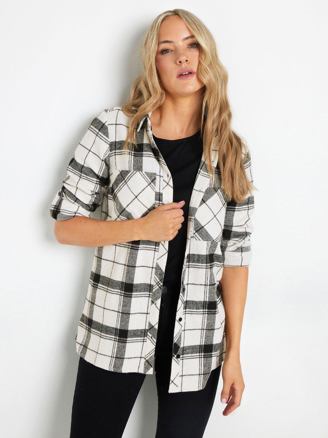 long-tall-sally-check-shirt-ivoryfront