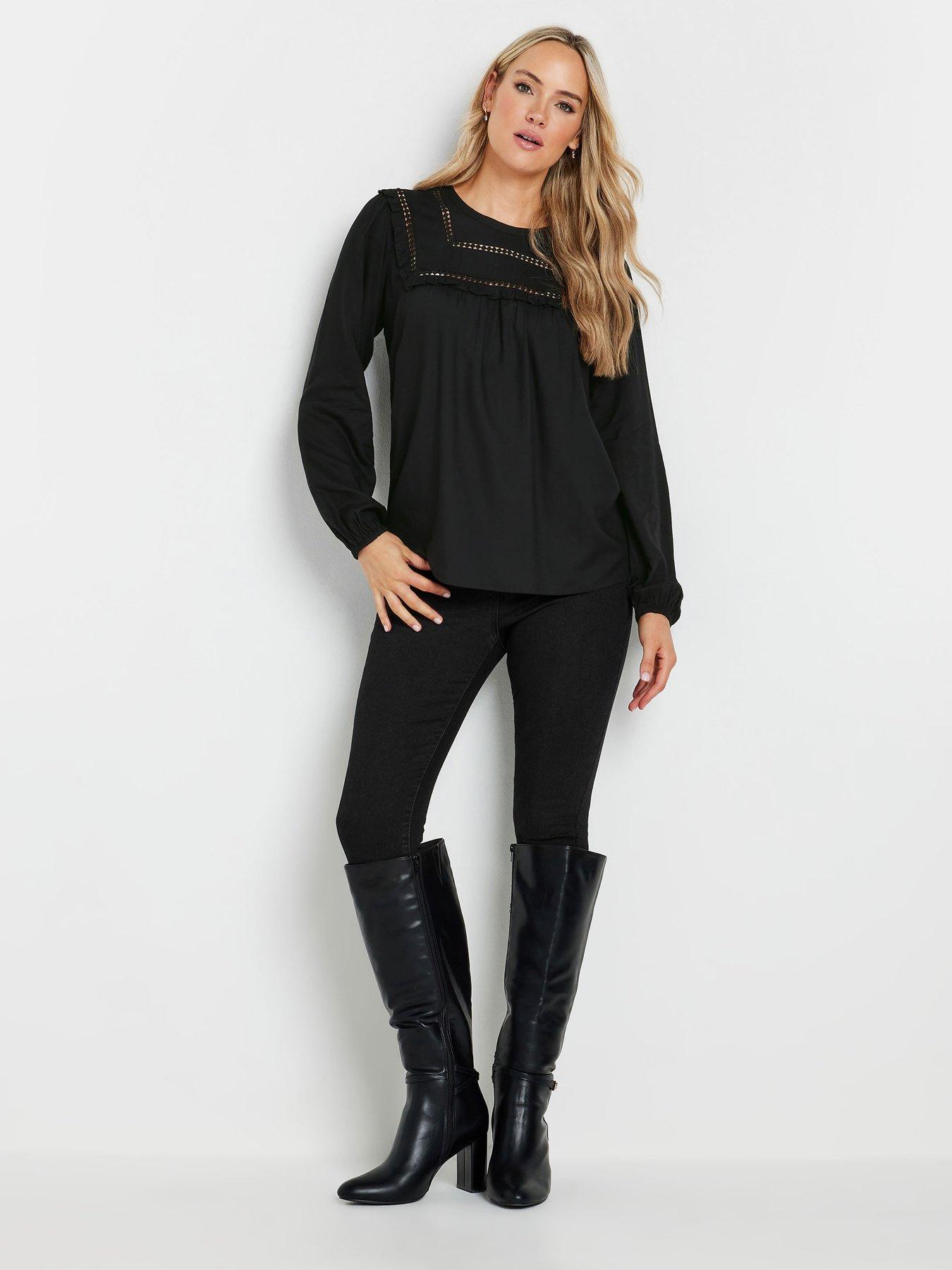 long-tall-sally-tall-bib-frill-woven-blouse-blackback