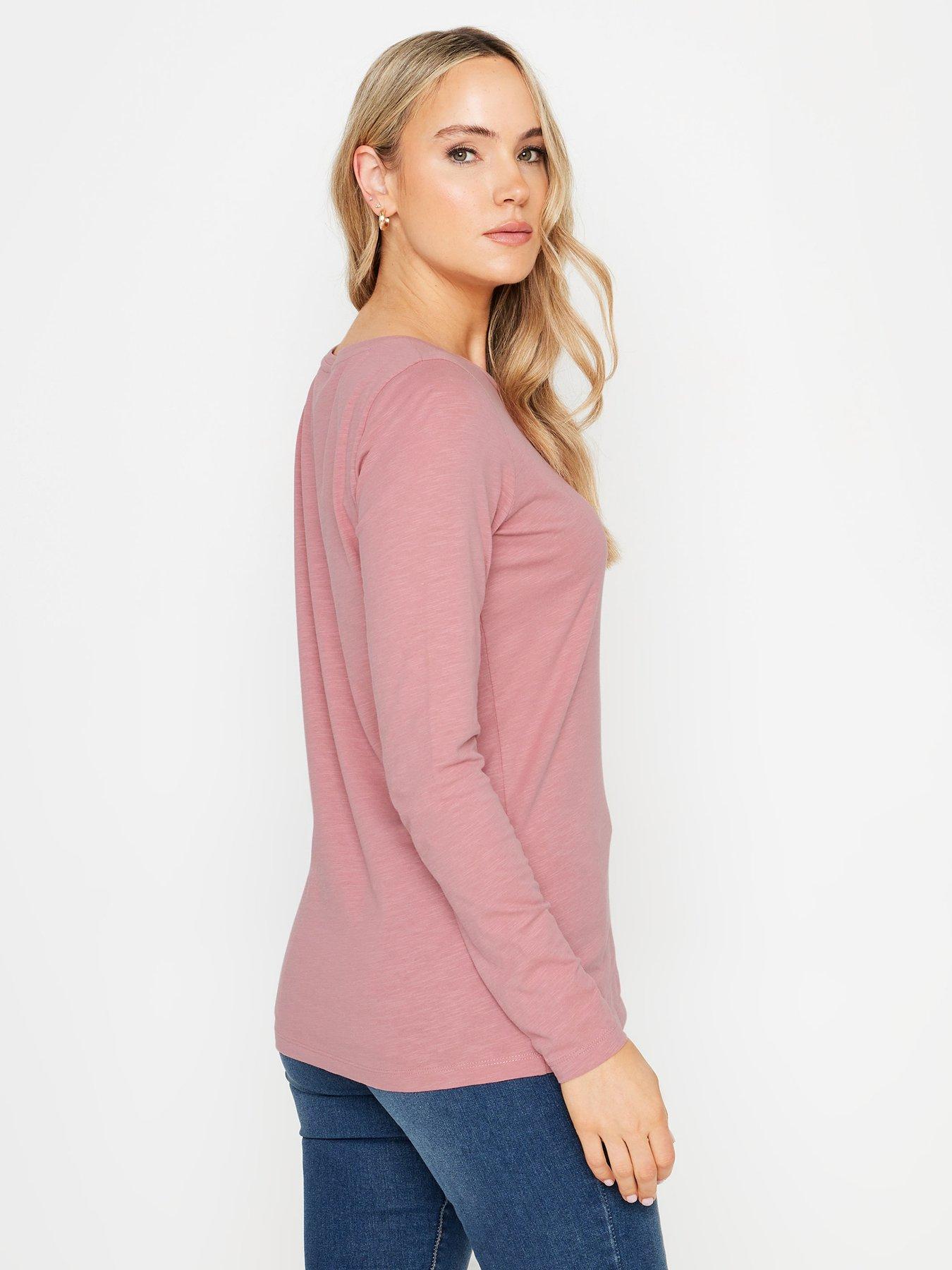 long-tall-sally-tall-long-sleeve-scoop-neck-t-shirt-pinkstillFront