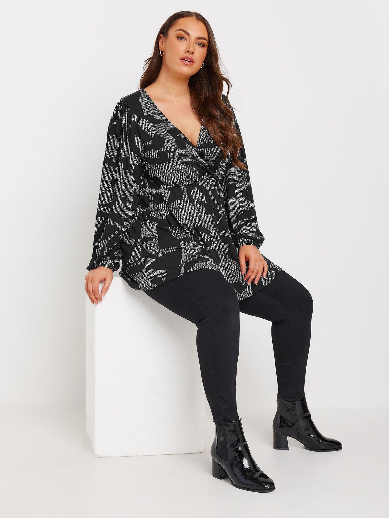 yours-curve-long-sleeve-wrap-top-blackback