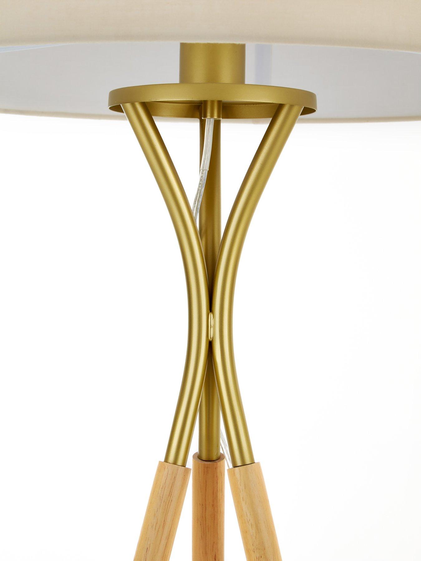 Image 6 of 7 of The Very Collection Lili Tripod Floor Lamp
