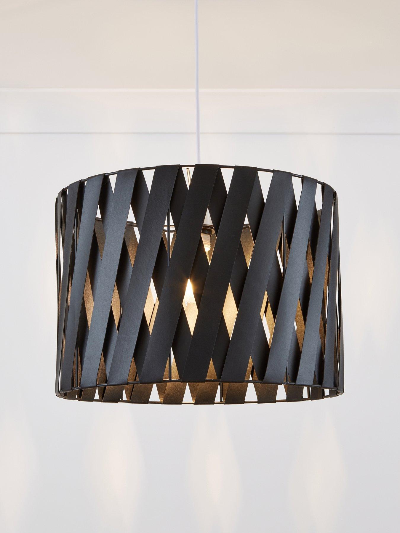 Image of Very Home Kano Faux Leather Easy Fit Light Shade