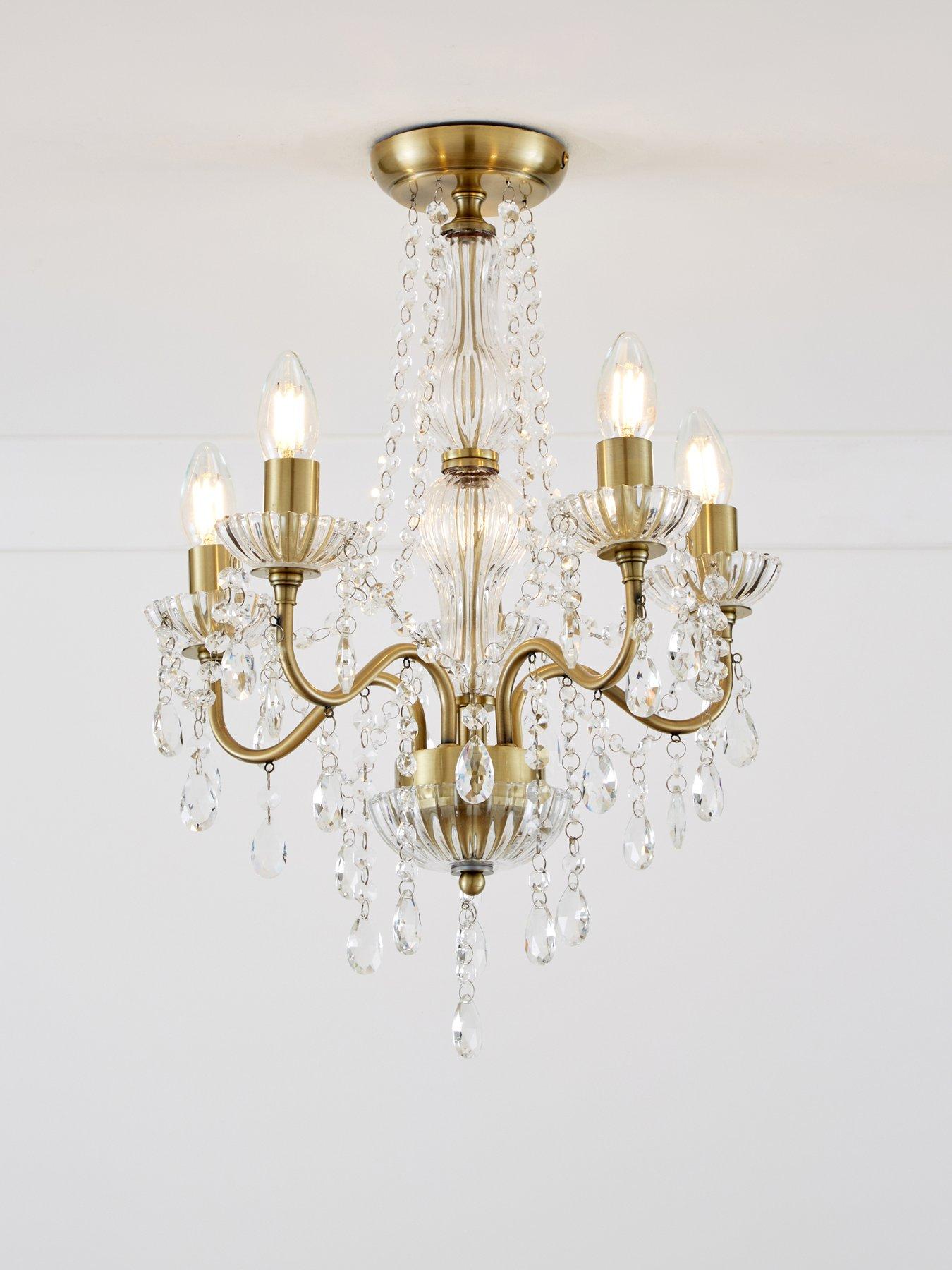 The Very Collection Alessandra Flush 5-Light Chandelier
